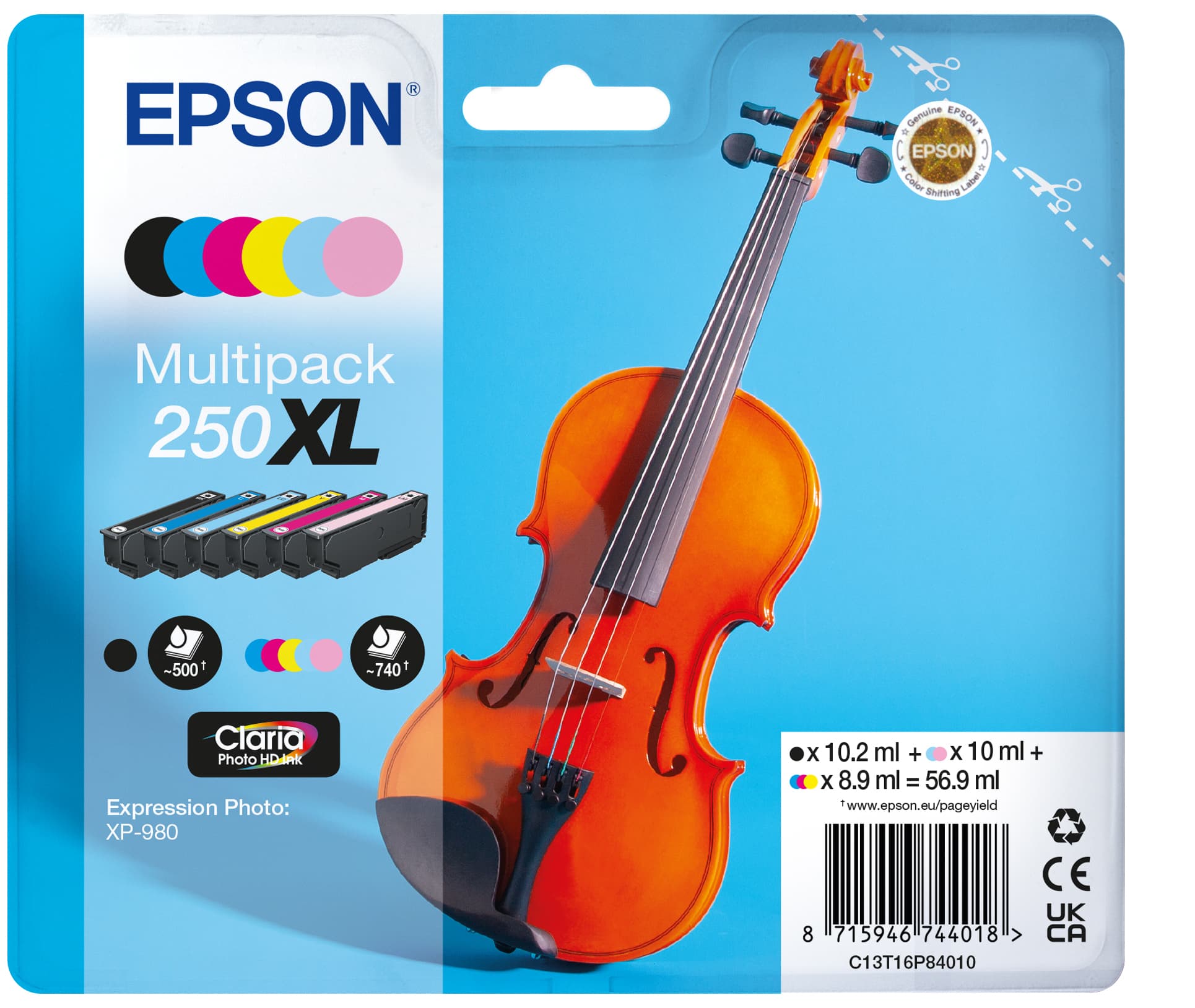 EPSON Multipack 6-colours 250XL Ink