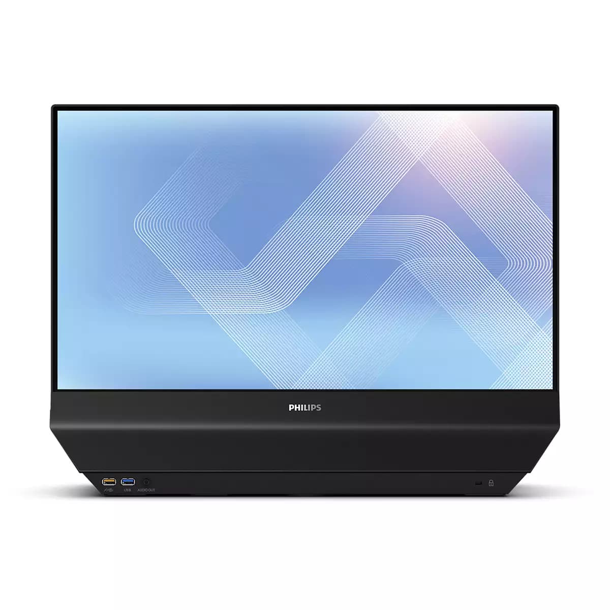 PHILIPS Business Monitor 24B2D5300/00 23.8" Dual-Sided IPS, Full HD 1920x1080, 120Hz, 4ms GtG, 300cd/m2, 1500:1, Adaptive Sync, 2xHDMI 1.4, 2xUSB-C 65W PD, 4xUSB 3.2, 2x3W Speakers, Swivel 180 deg, Black
