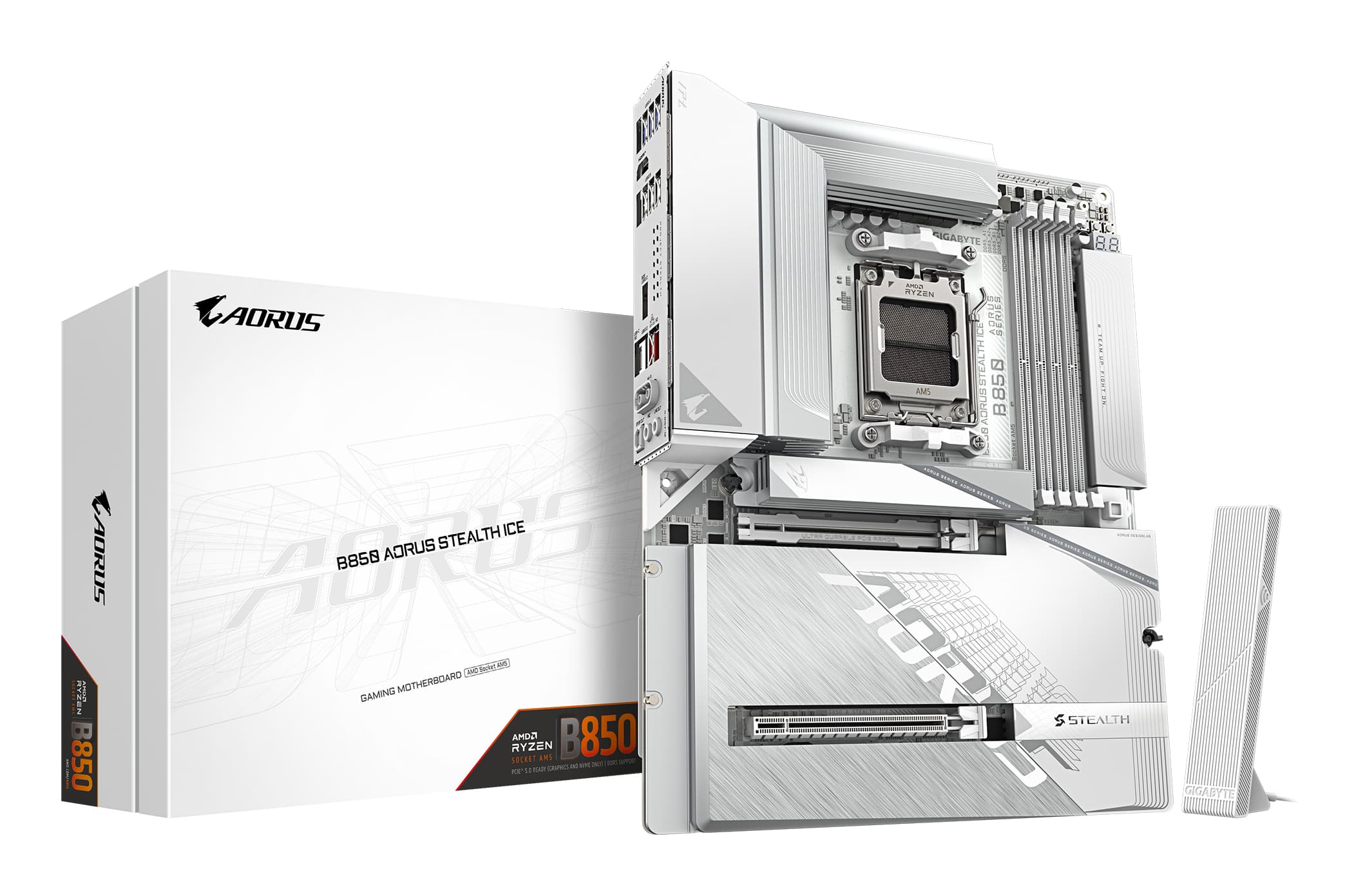 GIGABYTE B850 A STEALTH ICE AM5 MB
