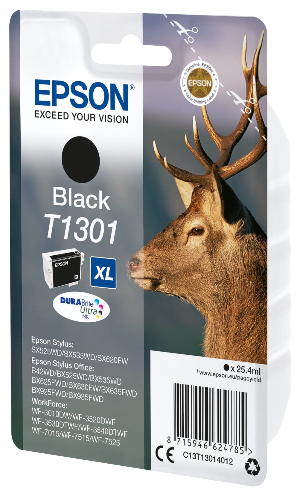 EPSON 6LB ink black T130 BLISTER w/s