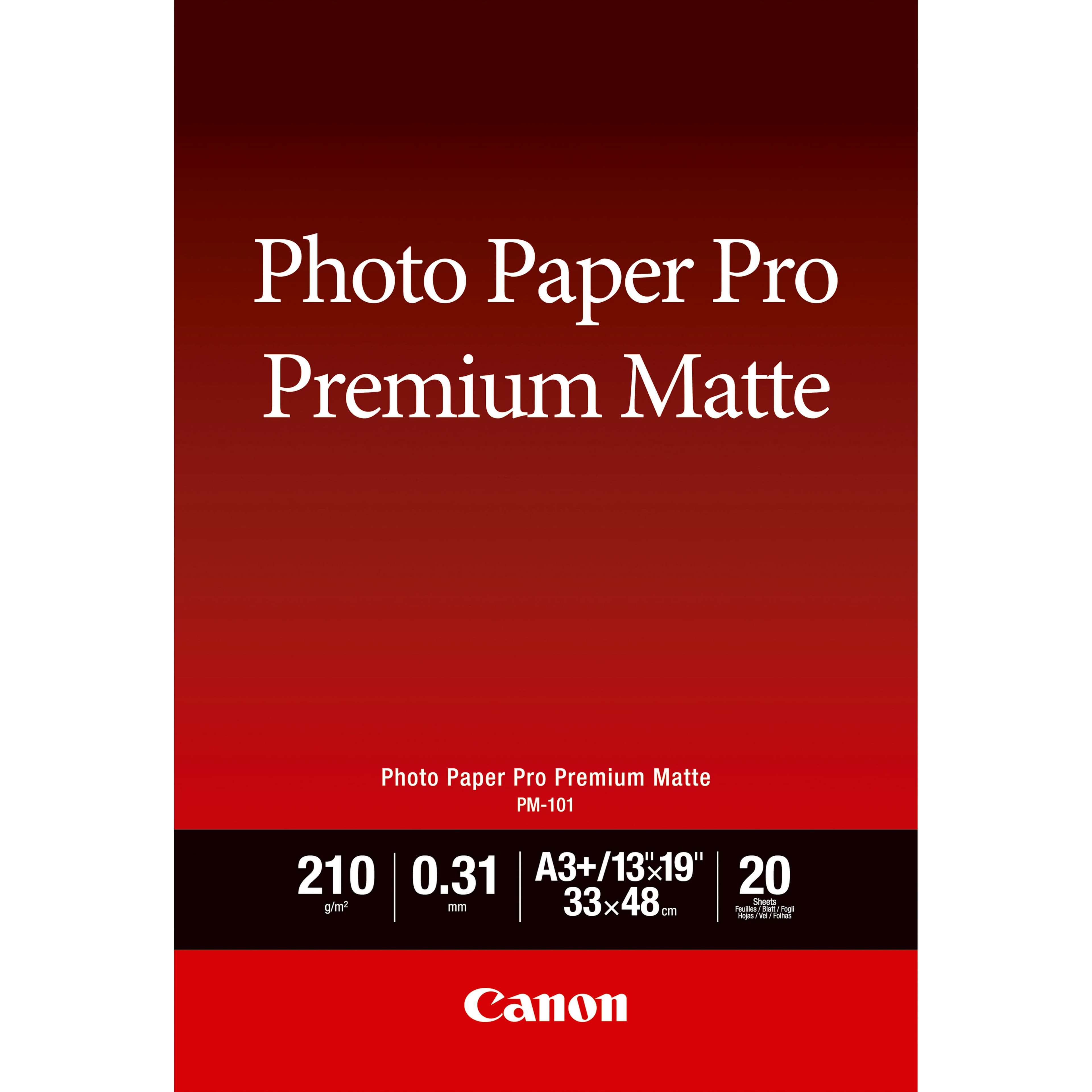 CANON Photo Paper Premium Matte A3+ 20sh