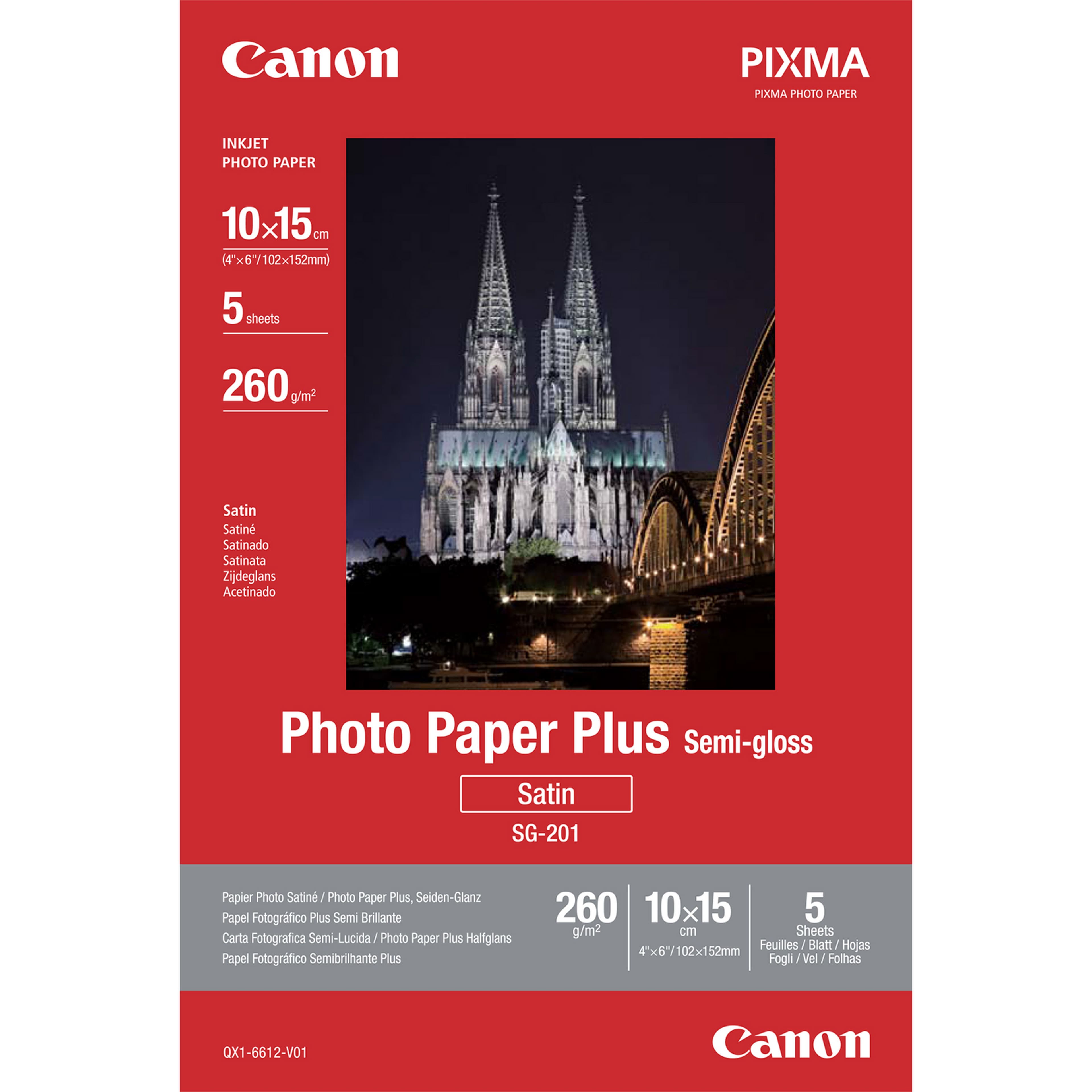 CANON Semi-Gloss 10x15 5 sheets