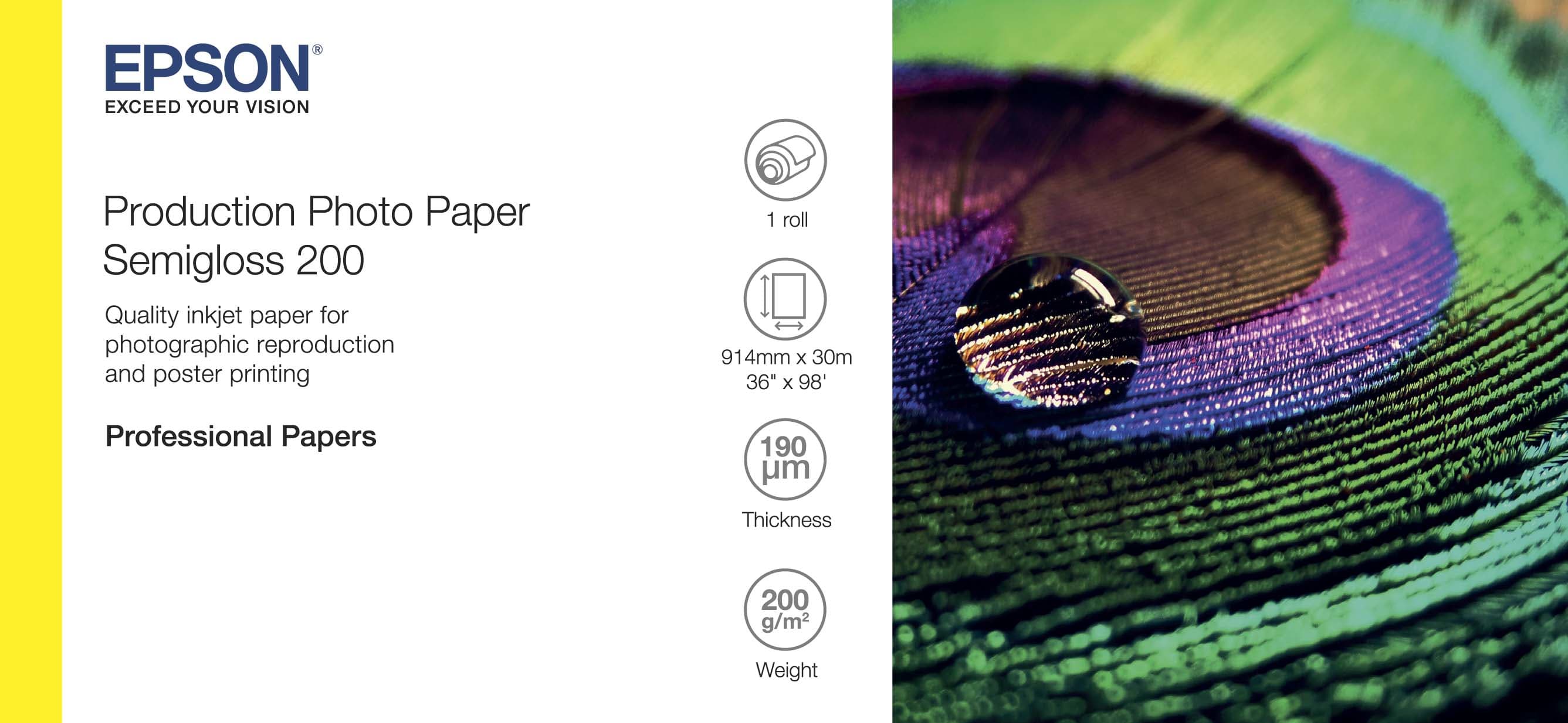 EPSON Production Photo Paper Semigloss