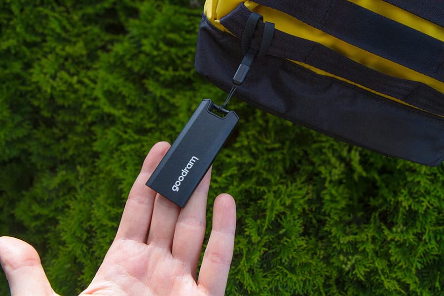 Goodram, Portable SSD 2TB, Compact, Aluminum, 18g, R/W - 2000/1500 MB/s