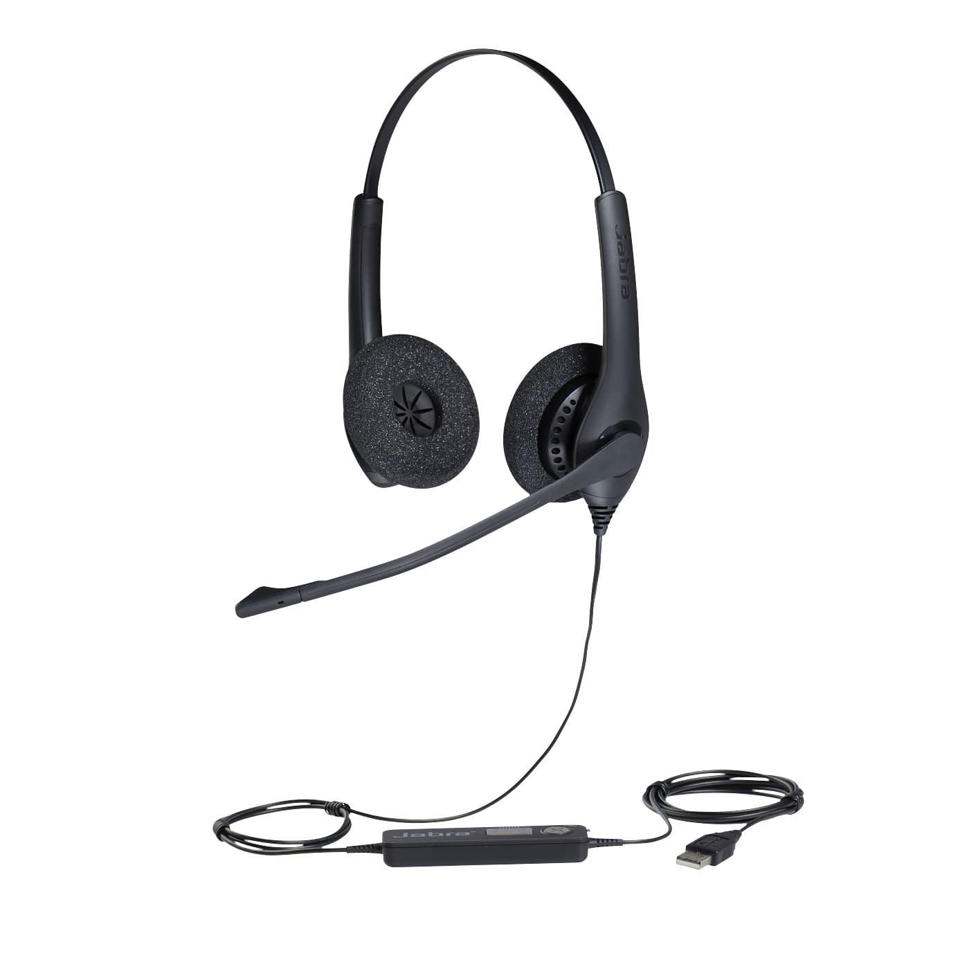 JABRA BIZ 1500 Duo Headset on-ear wired