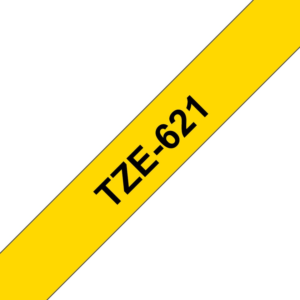 BROTHER TZE621 tape black/yellow 9mm 8m