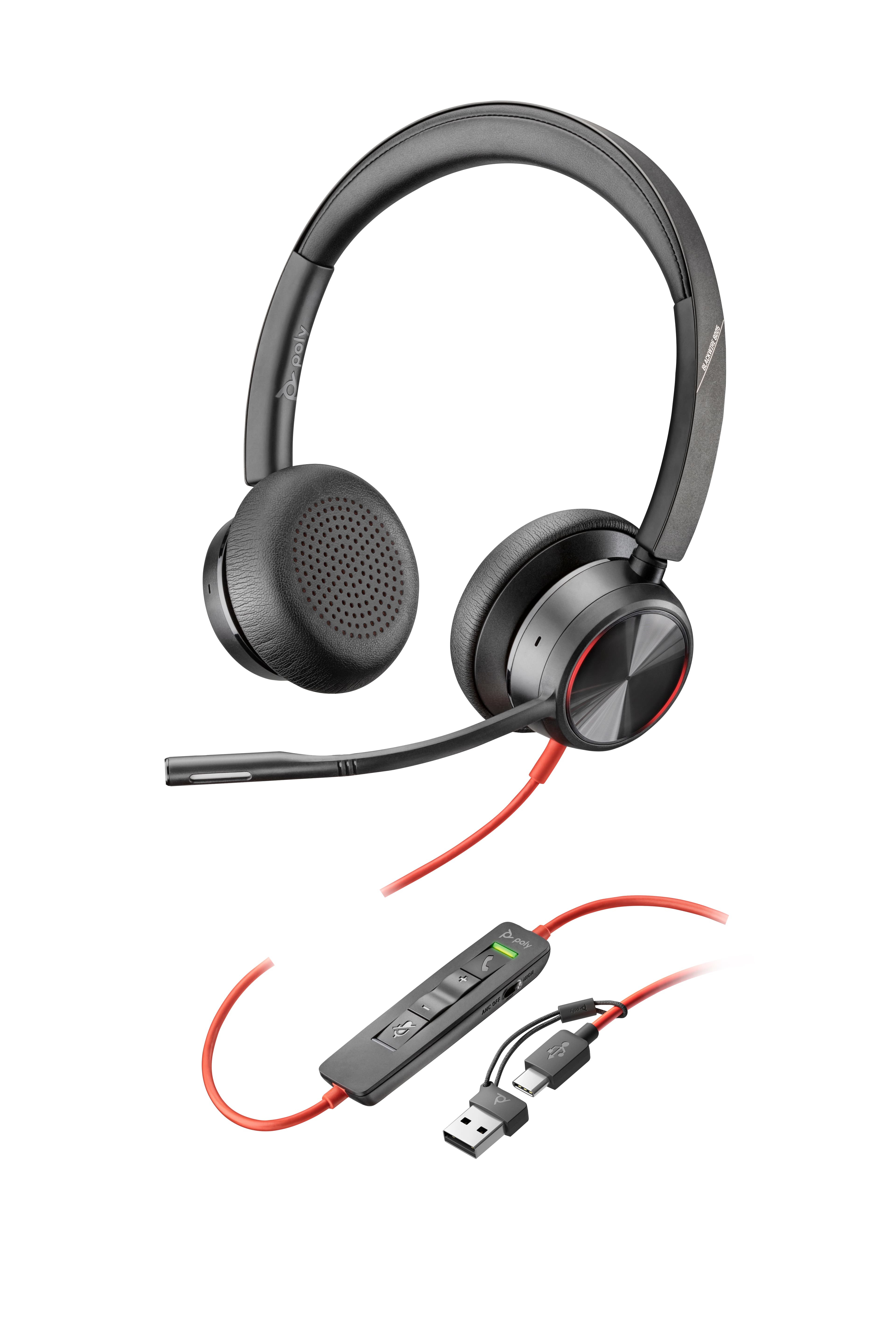 HP Poly BW 8225 Stereo USB-C HS +USB-C/A