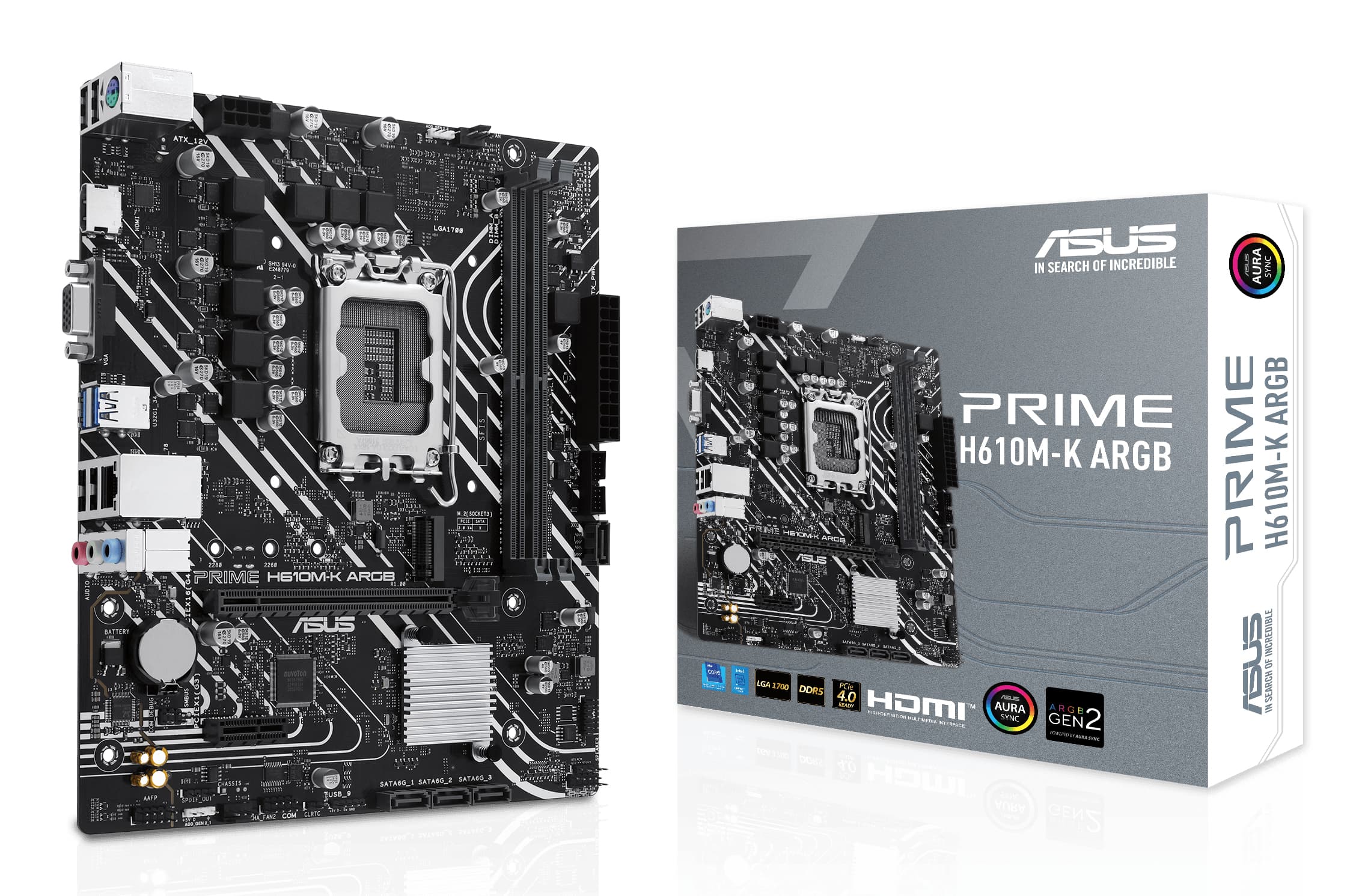 ASUS PRIME H610M-K ARGB LGA1700 MB