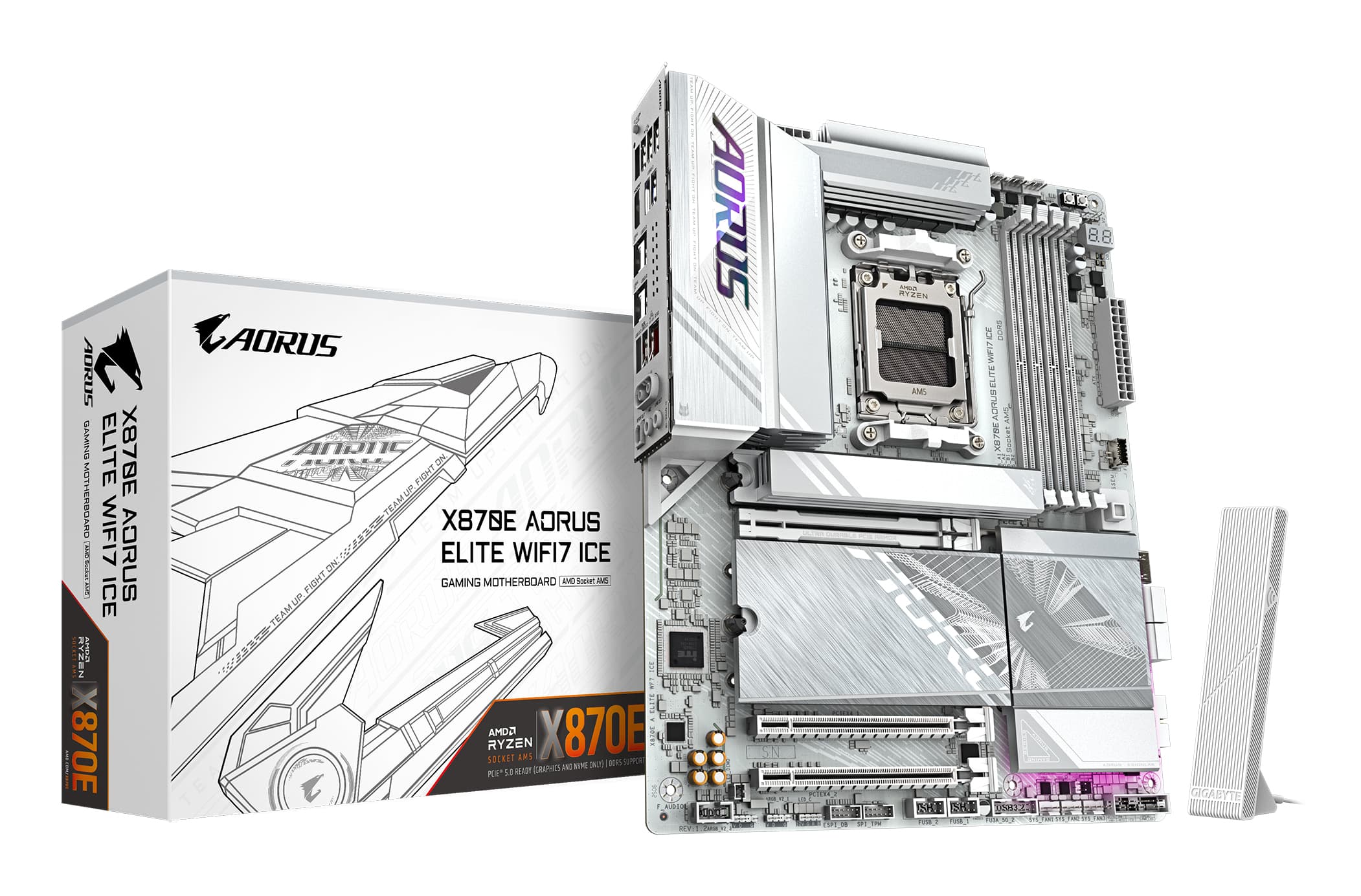 GIGABYTE X870E A ELITE WF7 ICE AM5 MB