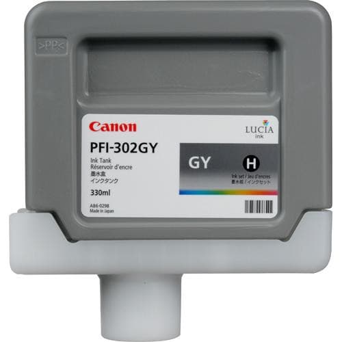 CANON PFI-302GY ink grey
