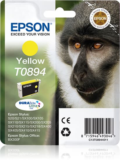 EPSON ink T089 yellow blister w/s