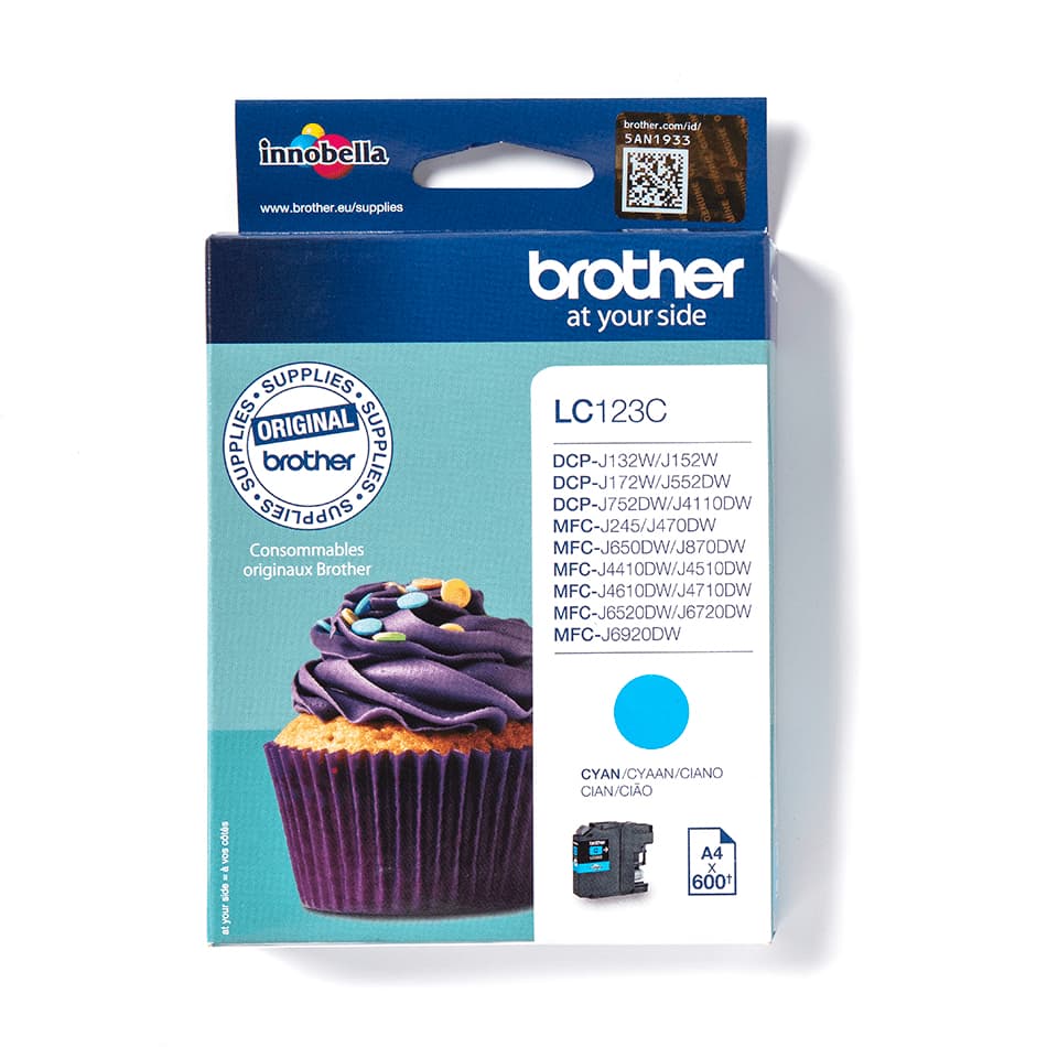 BROTHER LC-123 ink cartridge cyan