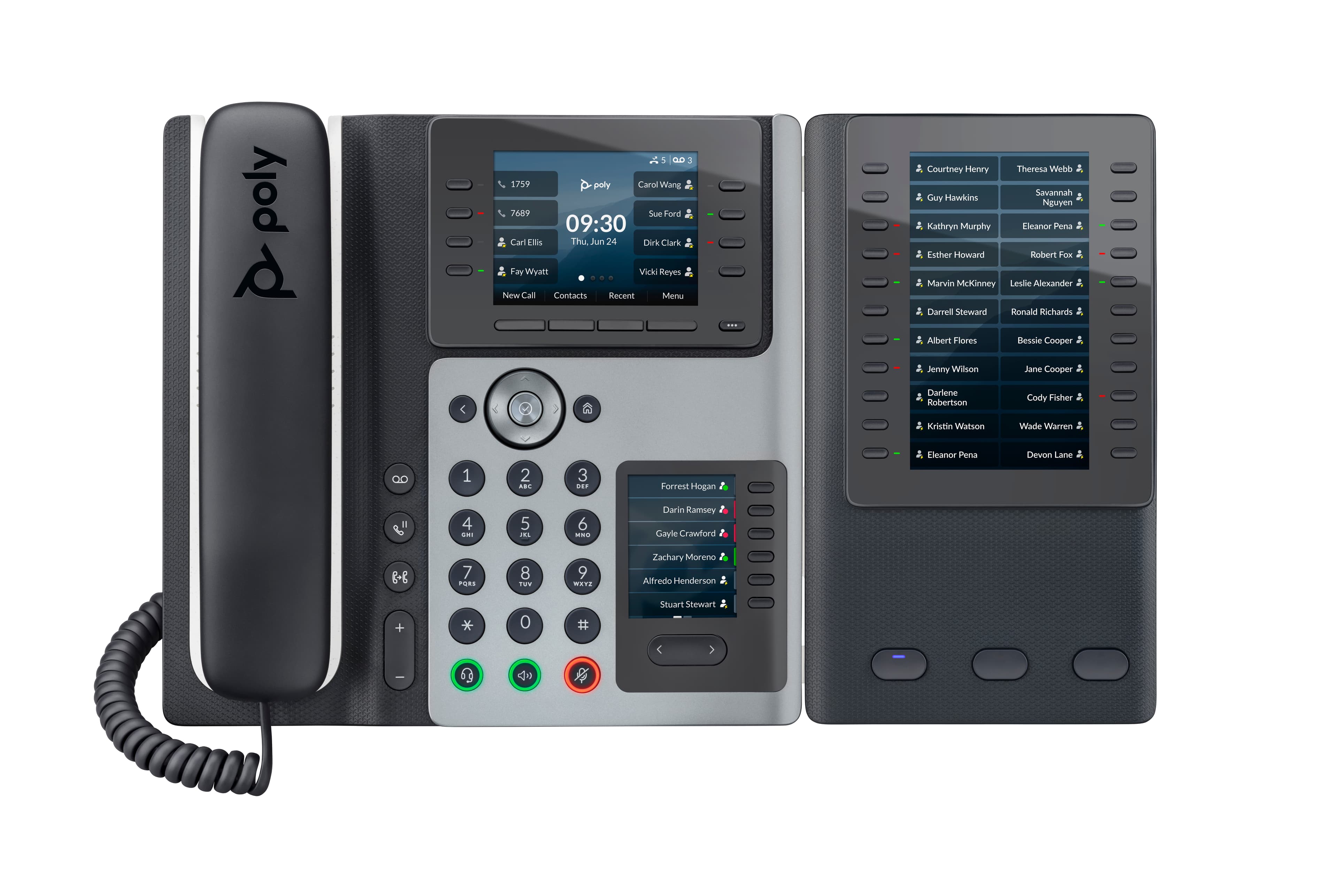 HP Poly Edge E400 IP Phone & PoE-enabled
