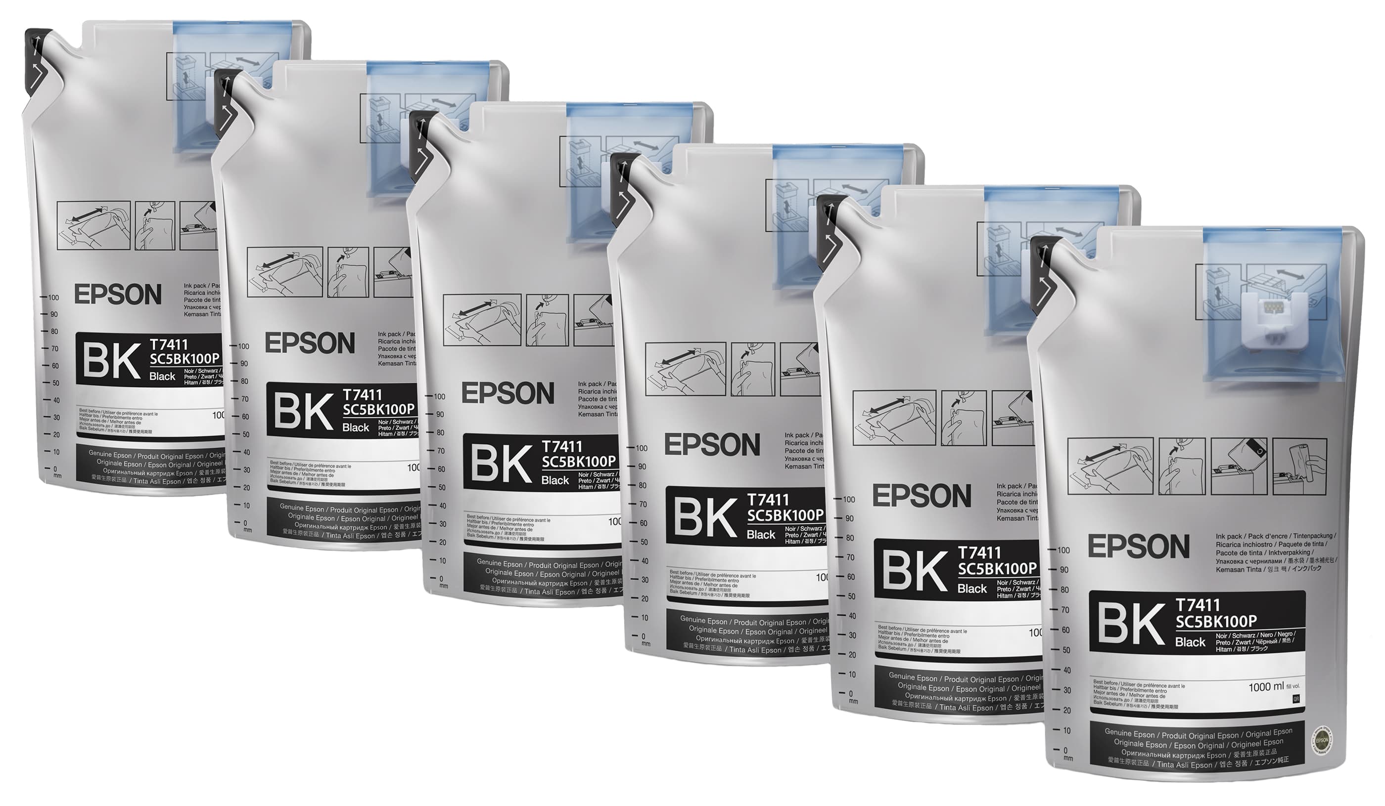 EPSON UltraChrome DS T741X00 1Lx6packs