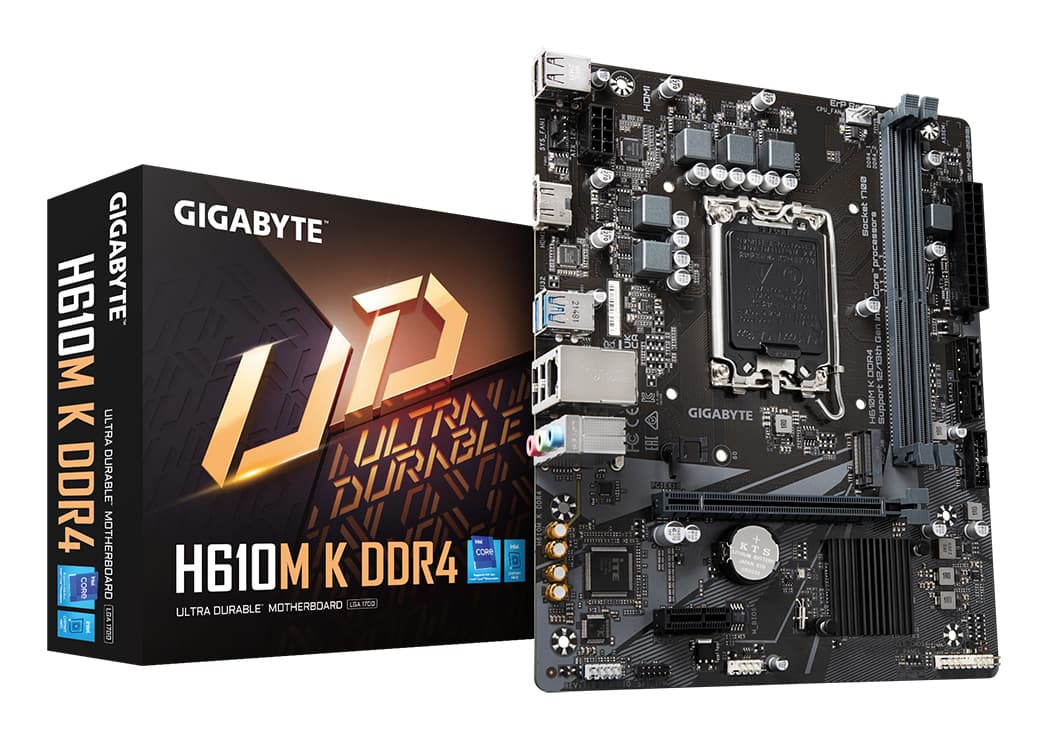 GIGABYTE H610M K DDR4 LGA1700 mATX MB