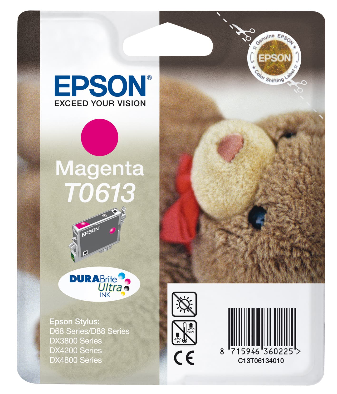 EPSON 1LB T0613 ink cartridge magenta