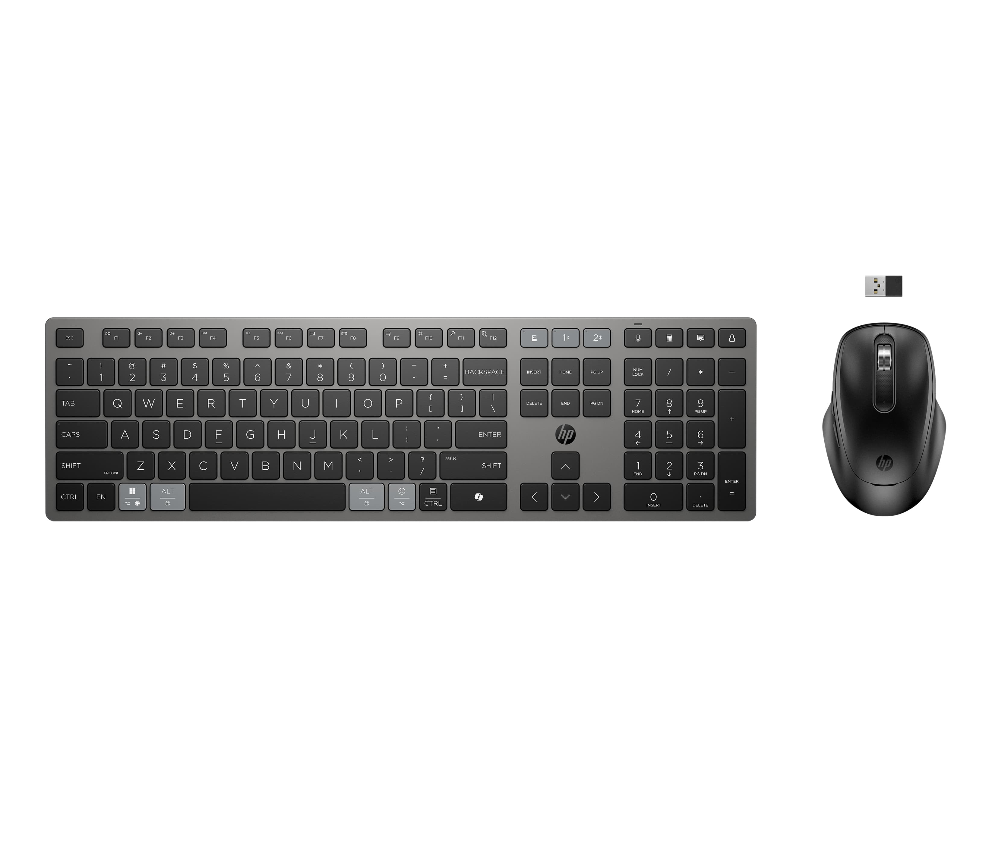 HP 725 Multi Rchrgbl WLS B KB/MSE