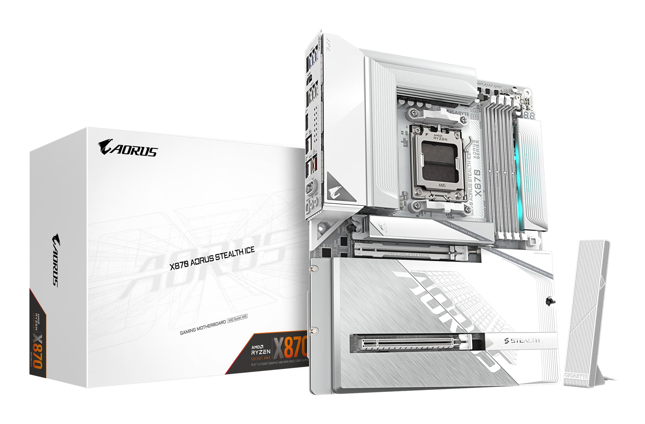 GIGABYTE X870 A STEALTH ICE AM5 1xHDMI