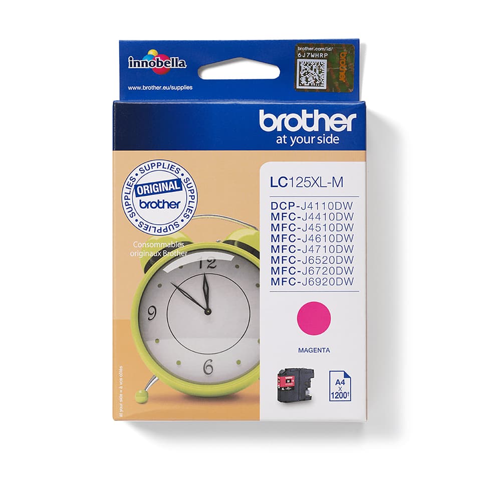 BROTHER LC125XLM ink magenta 1200pages
