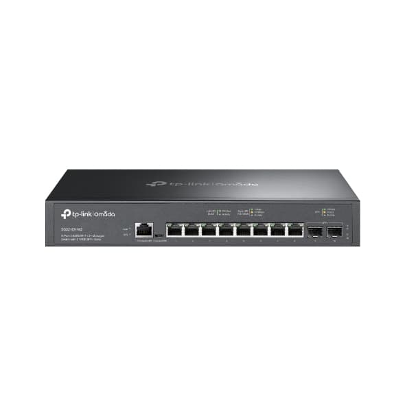 TP-LINK Omada 8-Port 2.5GBASE-T L2+ Managed Switch with 2 10GE SFP+ Slots