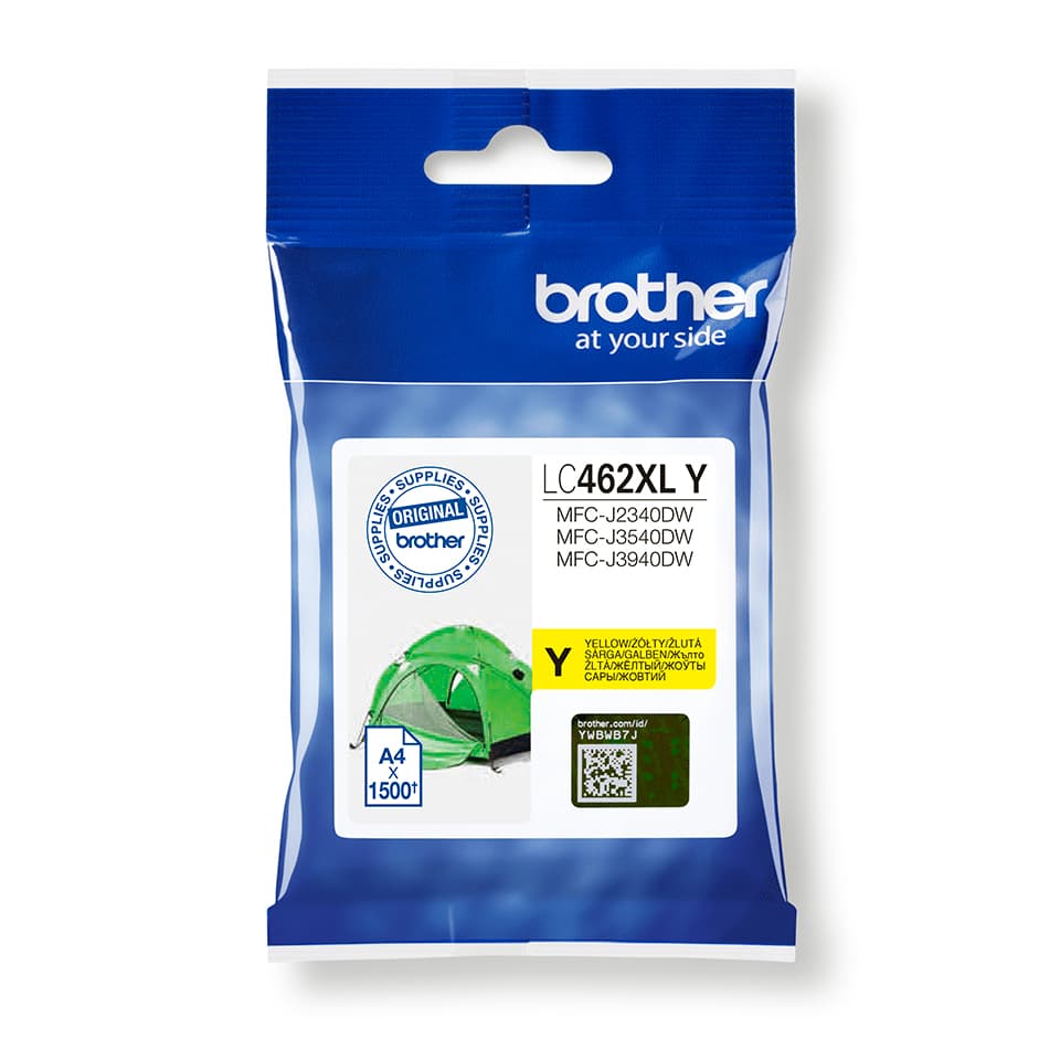 BROTHER LC462XLY Yellow Ink Cartridge