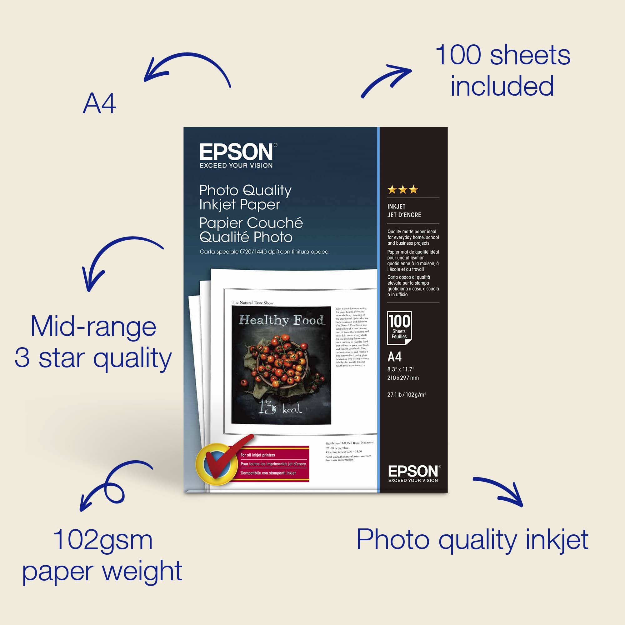 EPSON Inkjet photopaper quality A4