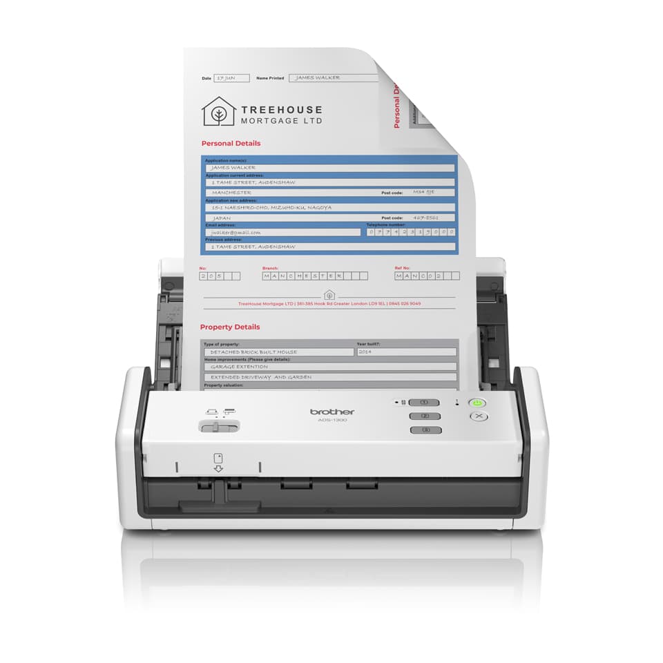 BROTHER ADS1300 SCANNER 30ppm/60ipm