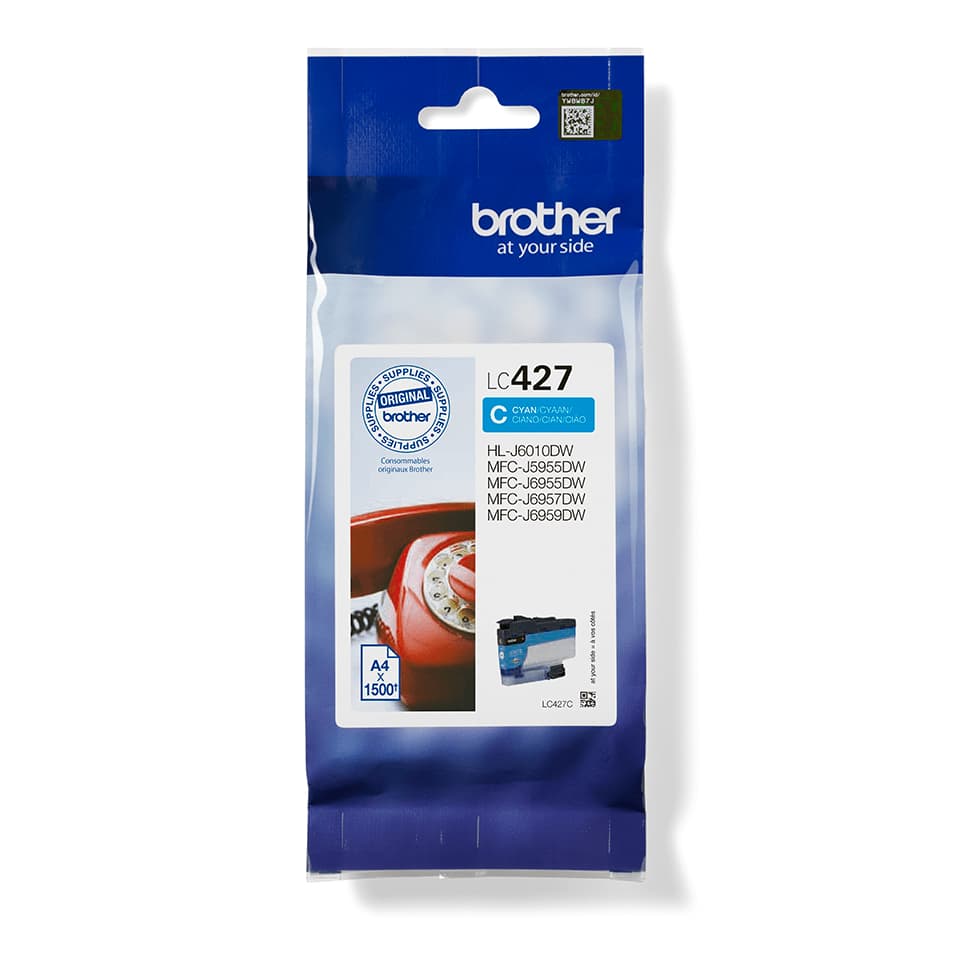 BROTHER LC427C Cyan Ink Cartridge