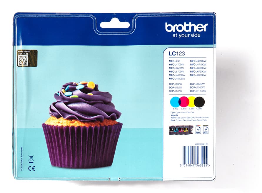 BROTHER Pack blister from 4 Cartridges