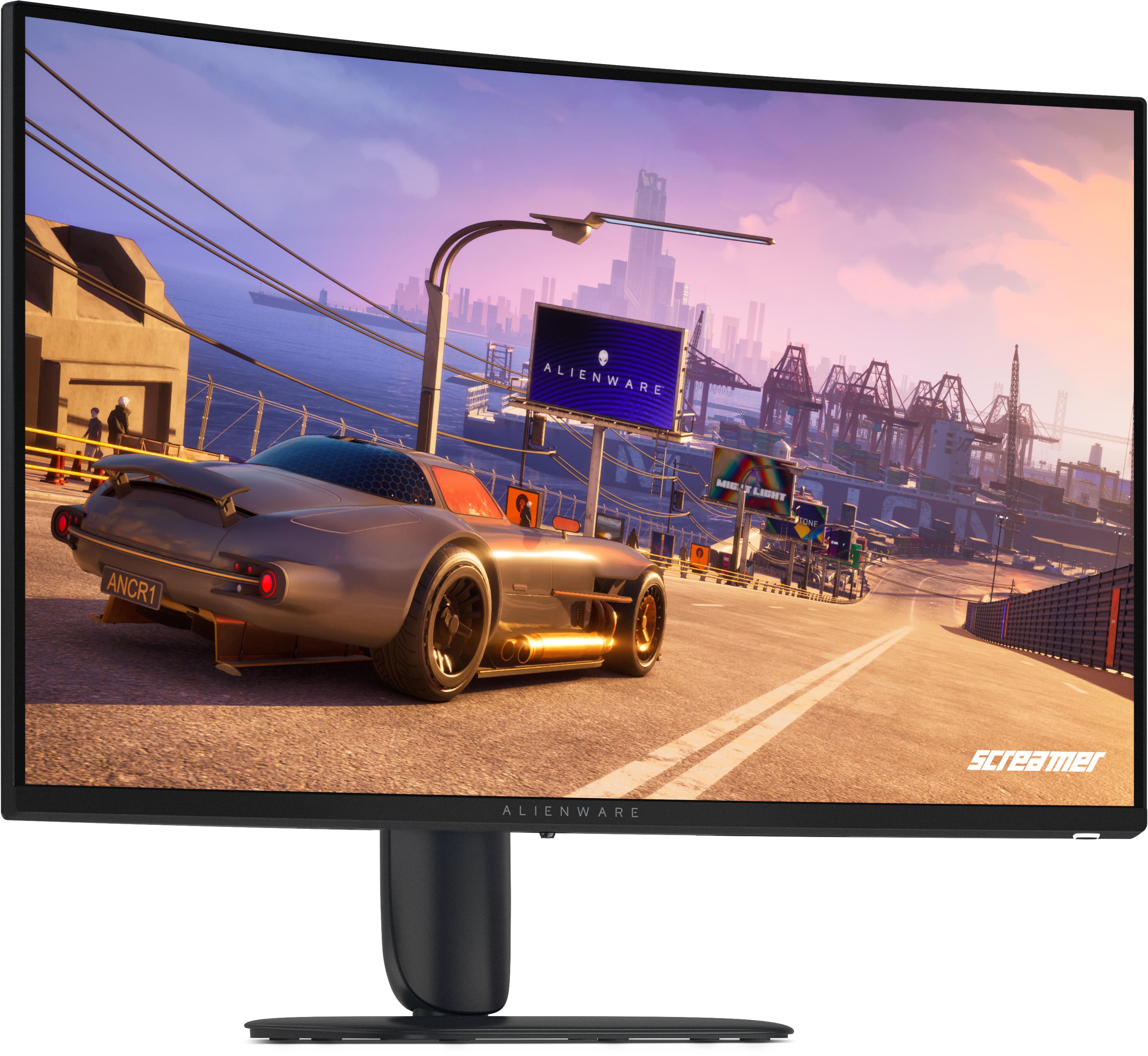 Monitor Alienware 32 AW3226DM, Curved, 2560x1440, QHD, 240Hz, VA Antiglare, 16:9, 3000:1, 400 cd/m2, AMD FreeSync Premium + VESA AdaptiveSync, 4ms/2ms/1ms, 178/178, DP, 2x HDMI, USB-A, USB-B, USB-C, Tilt, Height Adjust, 3Y