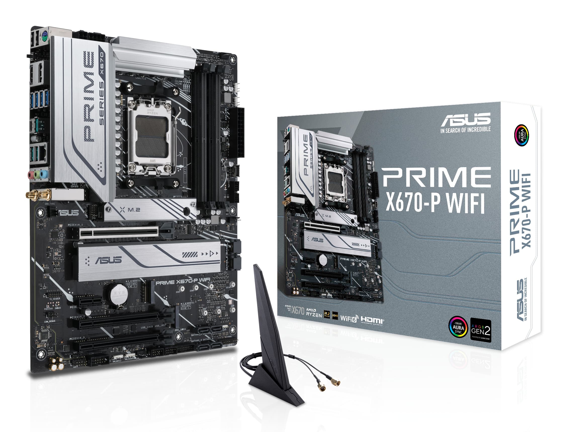 ASUS PRIME X670-P WIFI AM5 Socket 4DDR5