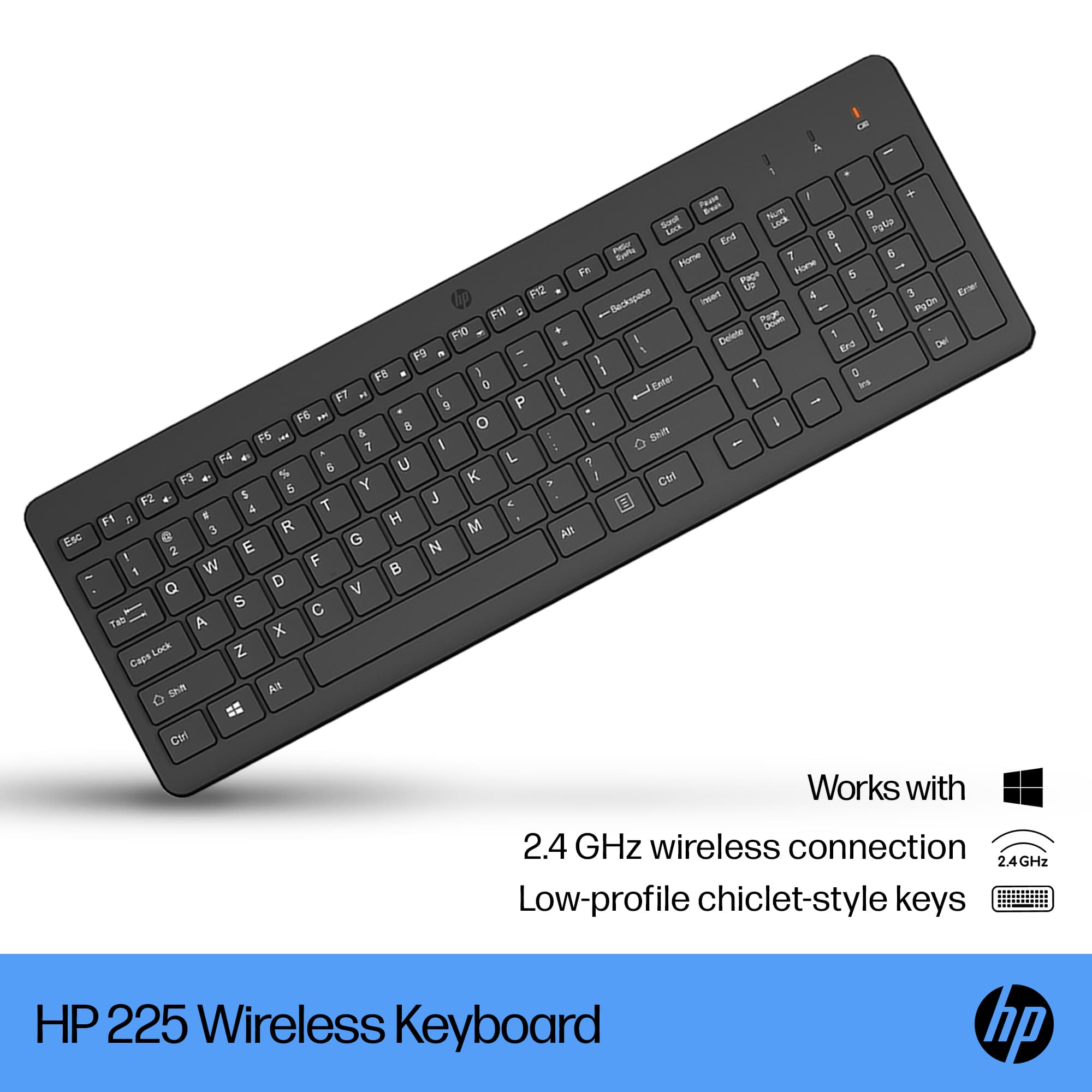 HP 225 WL B KBD