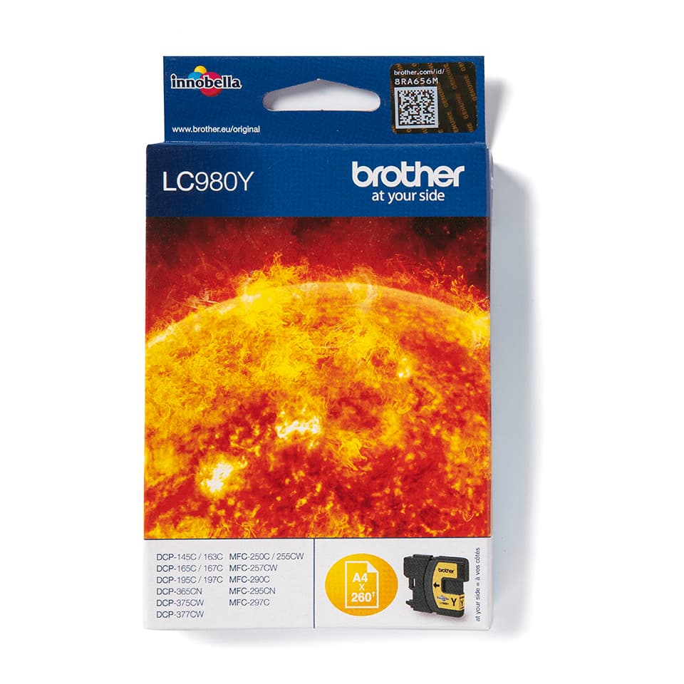 BROTHER LC-980 ink cartridge yellow