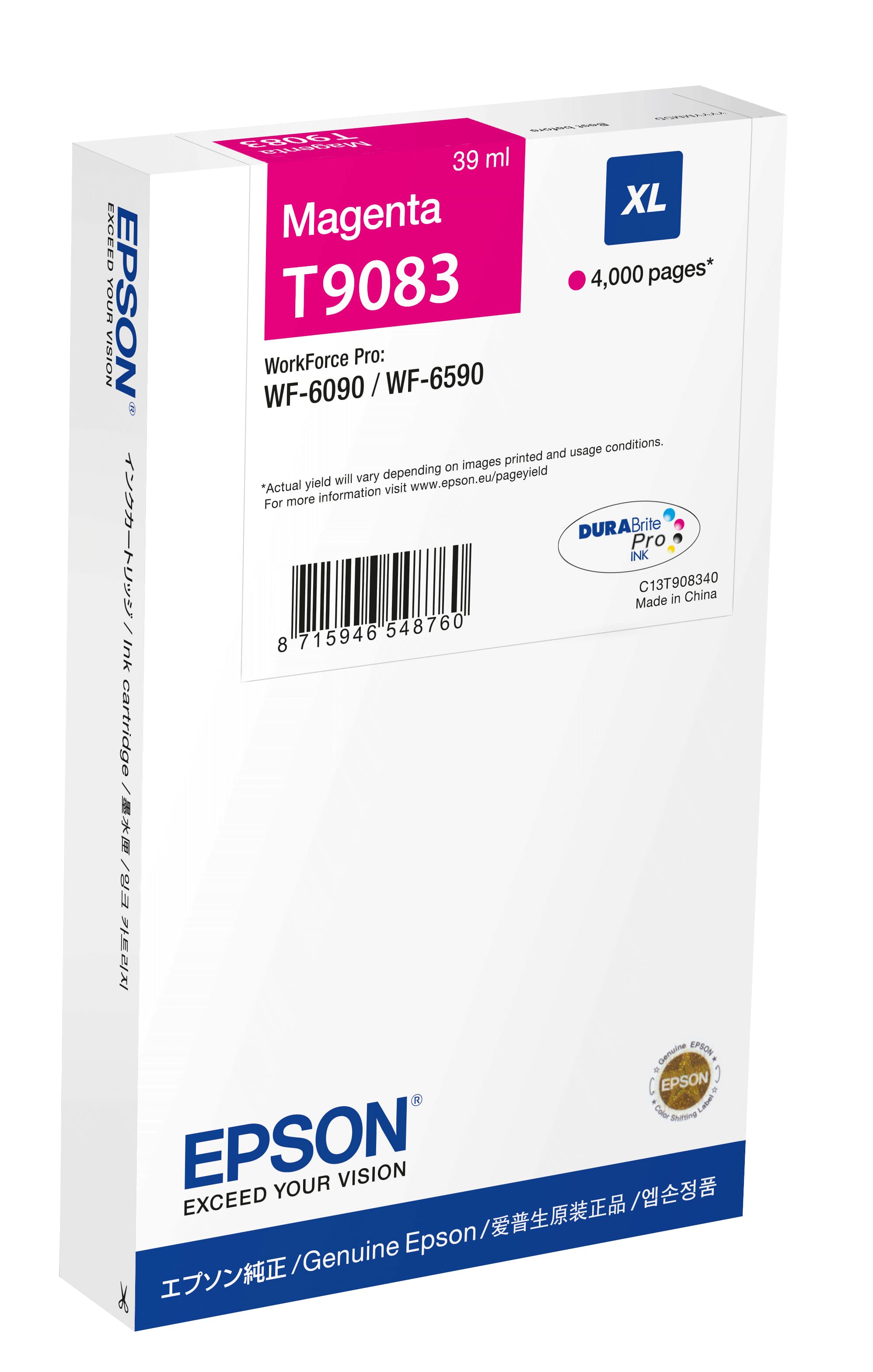 EPSON 4LB WF-6xxx Ink Cartridge Magenta