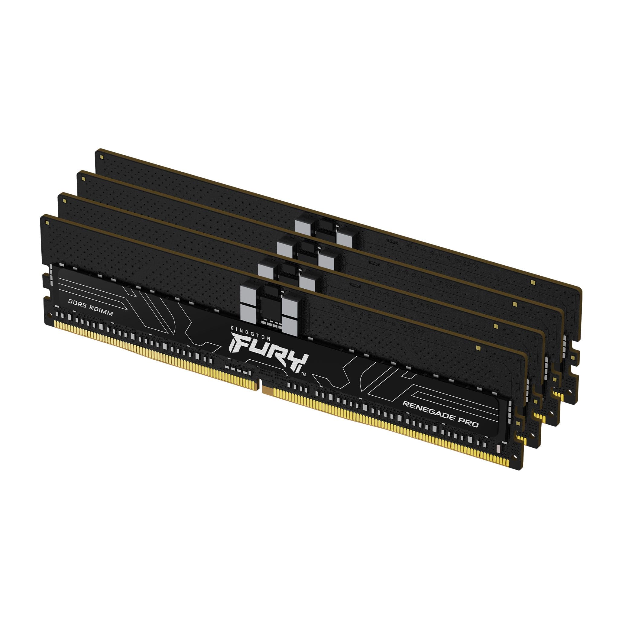Kingston 64GB 5600MT/s DDR5 ECC Reg CL28 DIMM (Kit of 4) FURY Renegade Pro EXPO