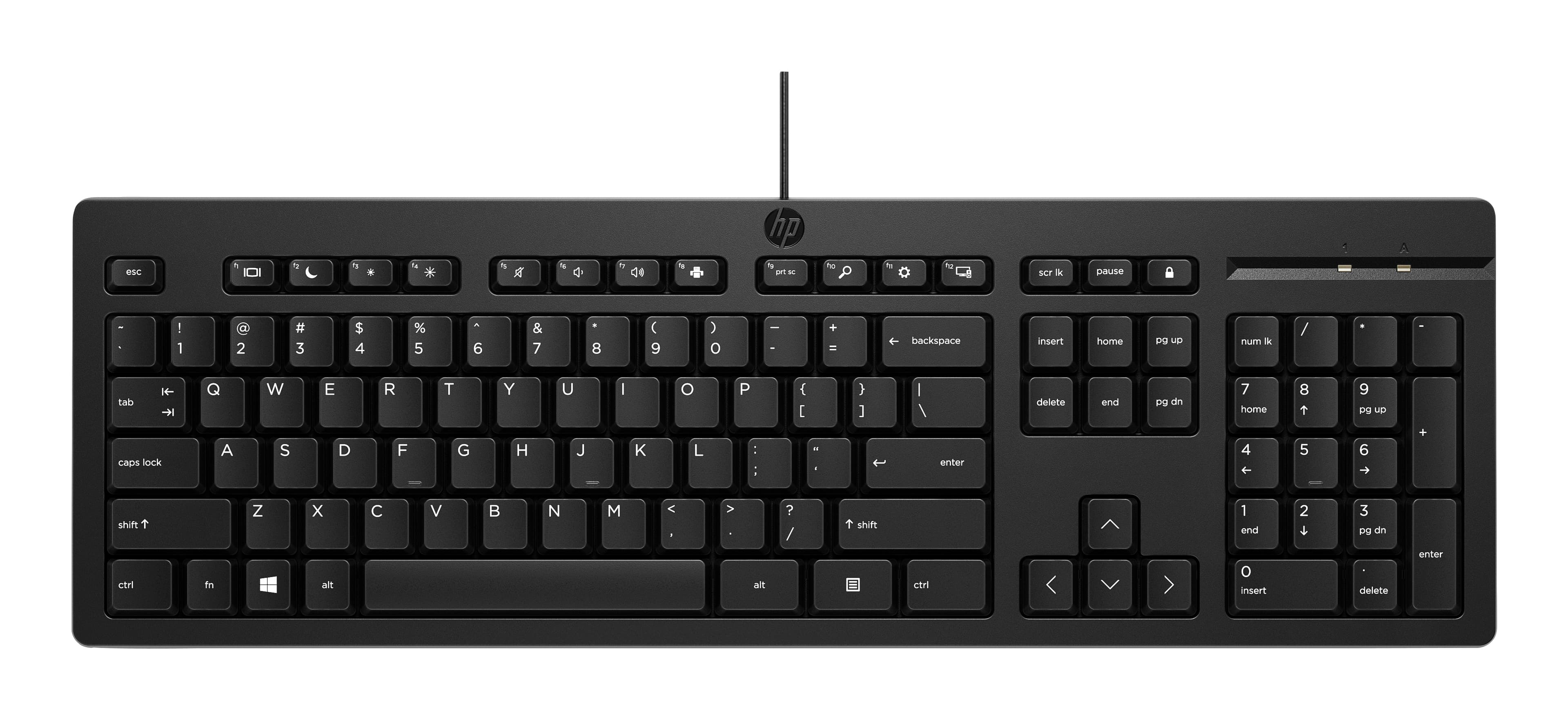 HP 125 G2 USB Wired Keyboard (ADR)