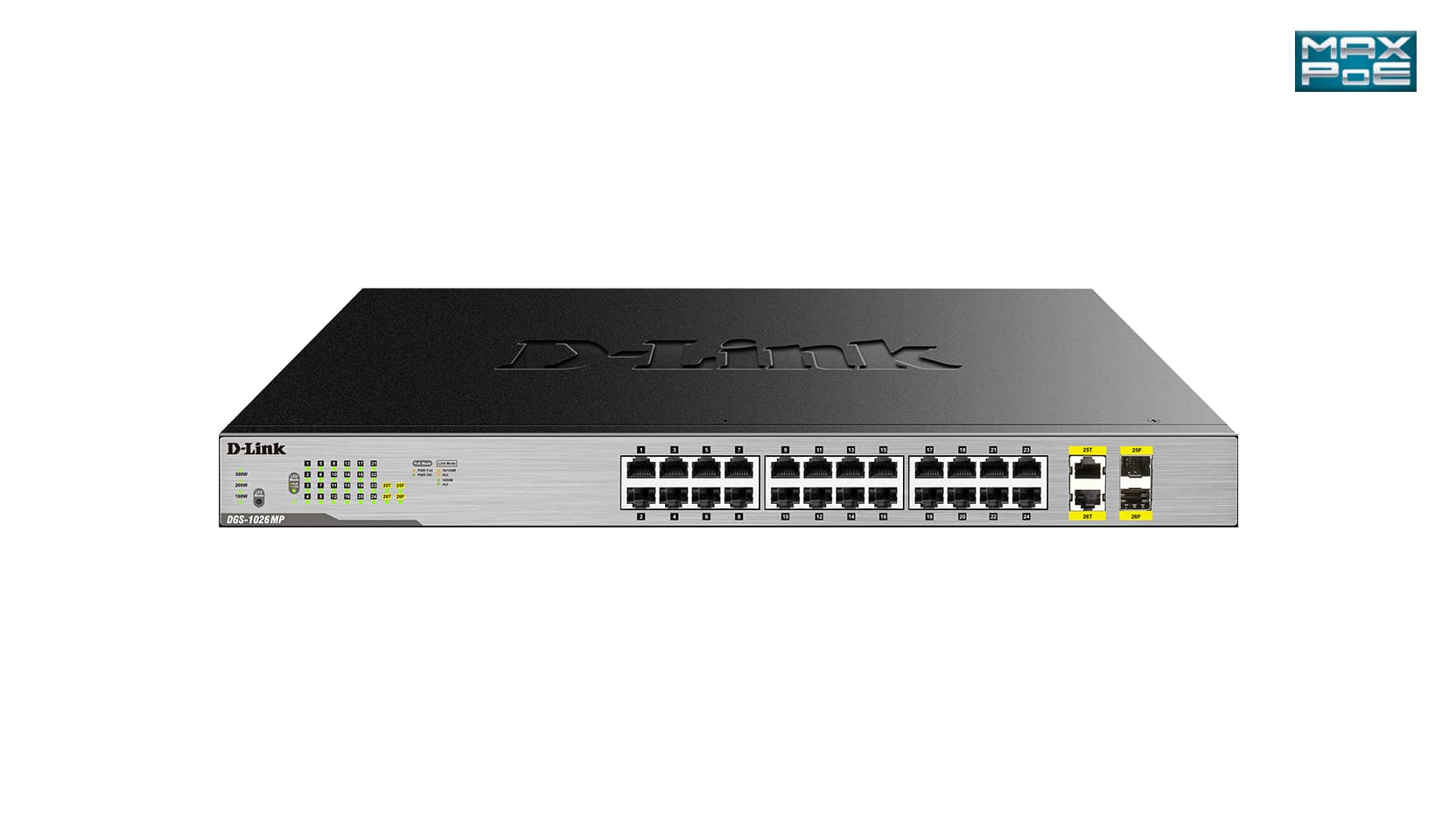D-LINK 26-Port Layer2 PoE+ Switch