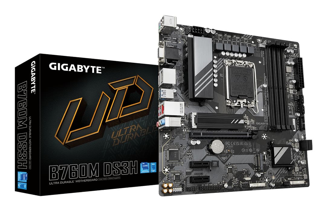 GIGABYTE B760M DS3H LGA1700 DDR5 mATX MB