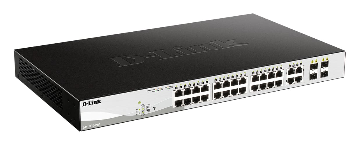D-LINK 24-Port Layer2 PoE Smart Switch
