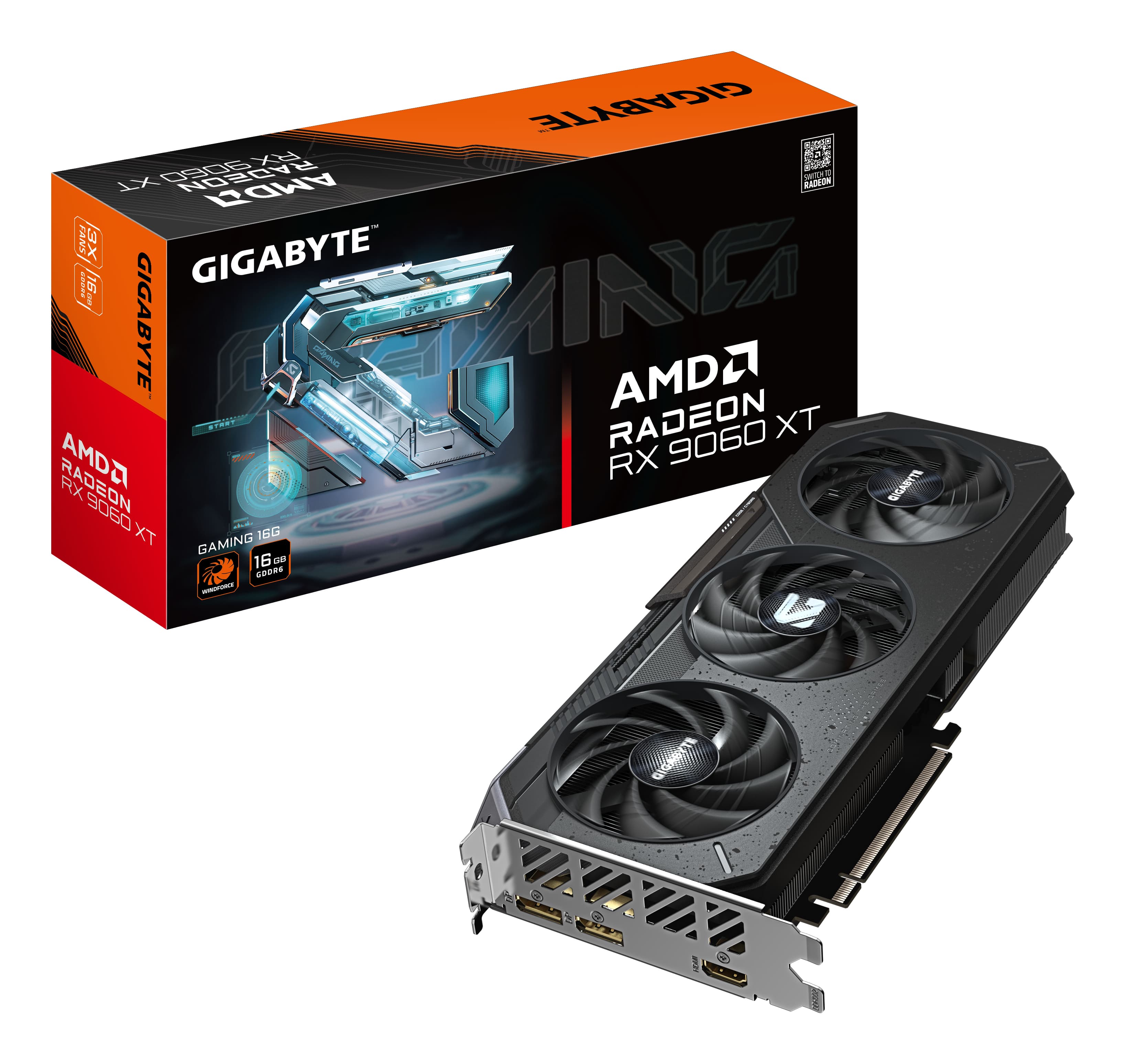 GIGABYTE Radeon RX 9060 XT GAMING 16GB