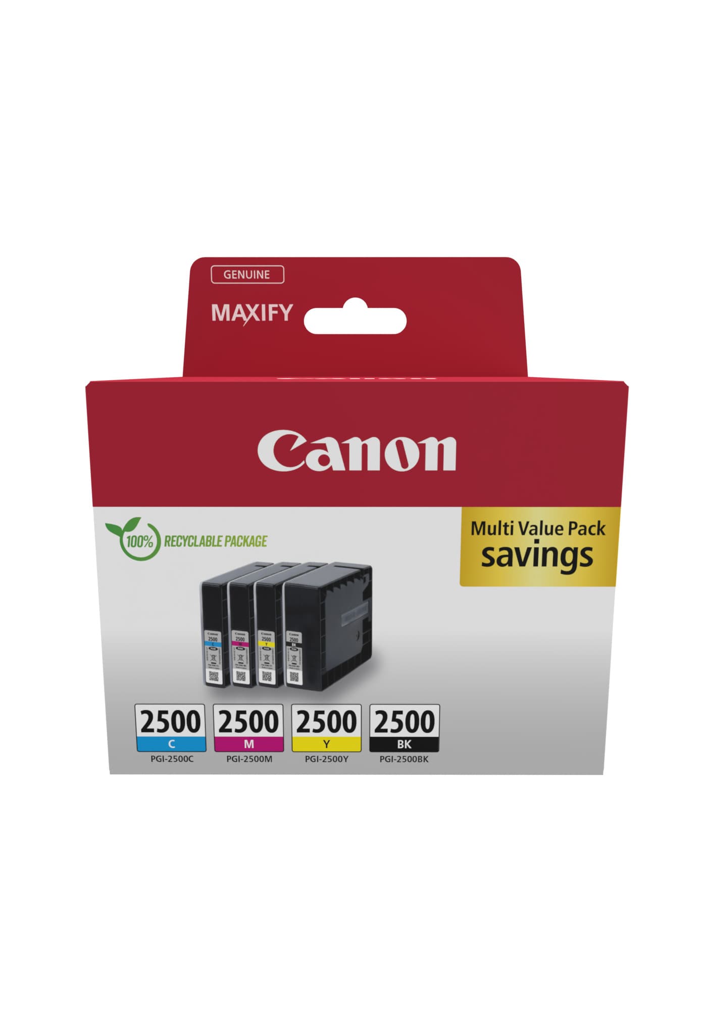 CANON PGI-2500 Ink Cartridge BK/C/M/Y