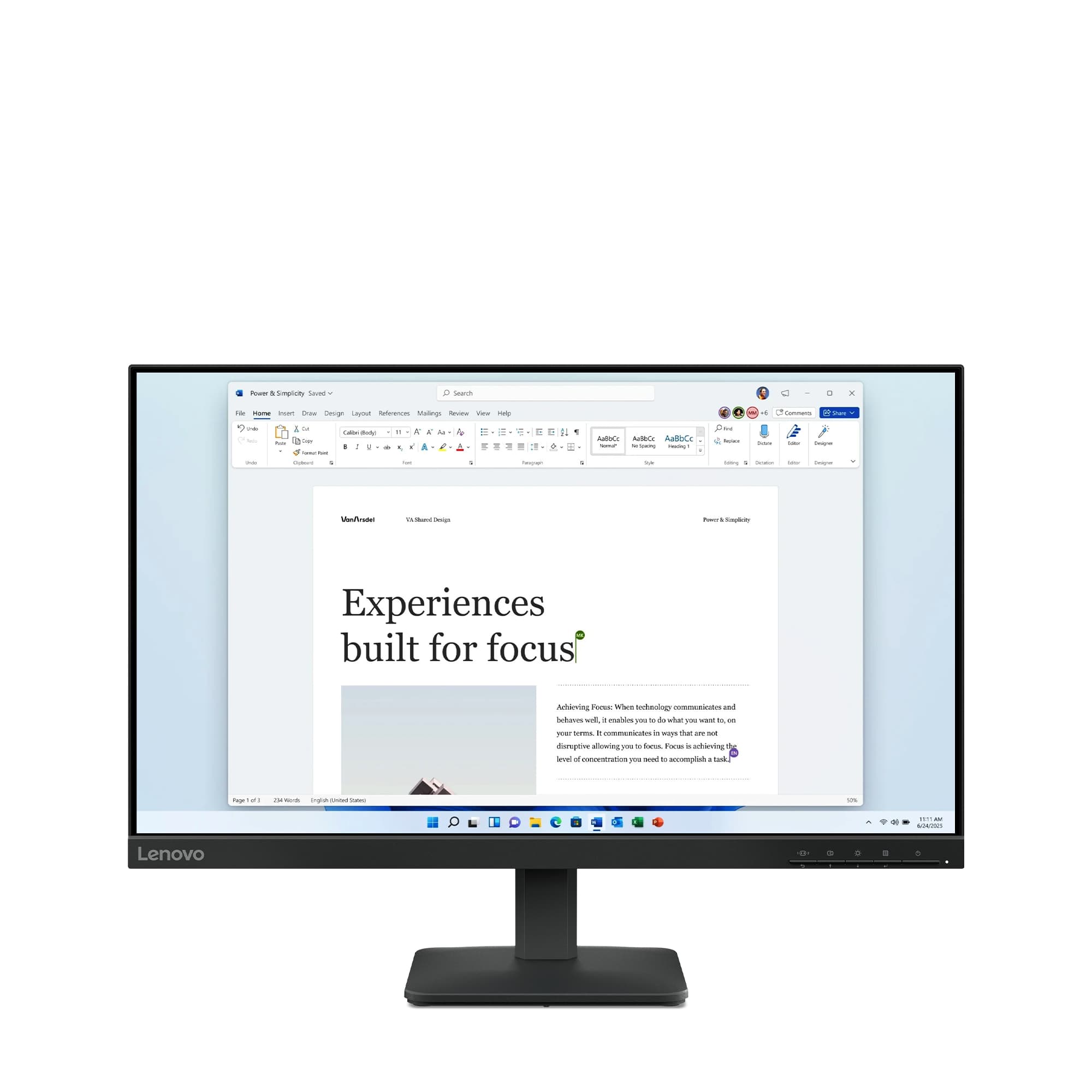LENOVO L24-4e 23.8inch FHD