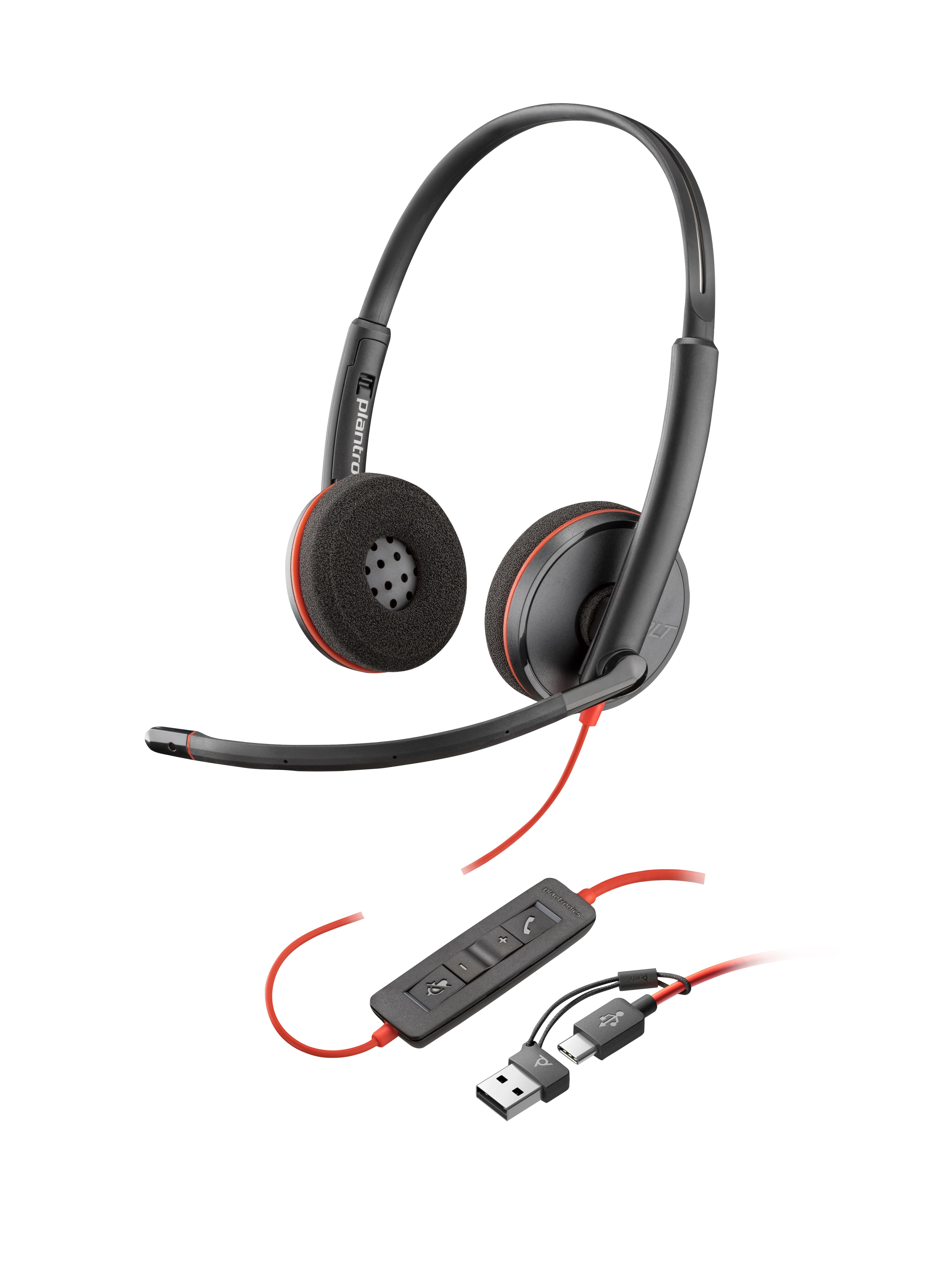 HP Poly Blackwire 3225 USB-A Headset