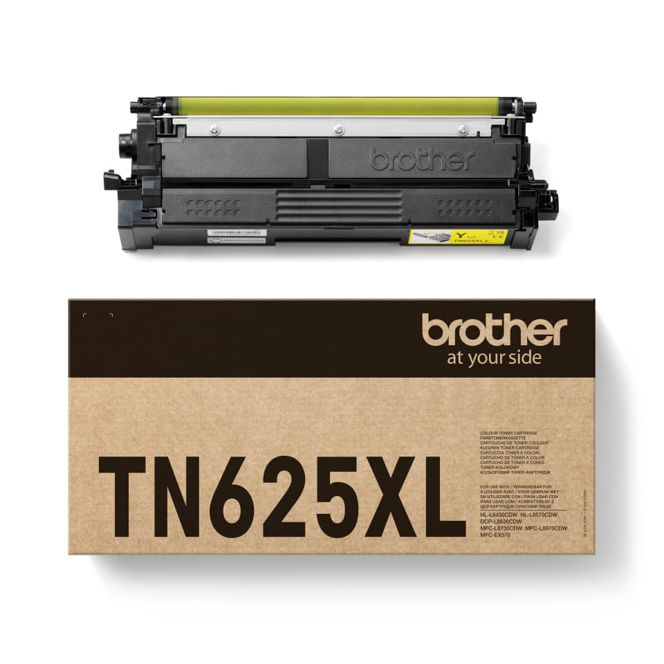 BROTHER TN-625XLY HY Yellow Toner Crtg