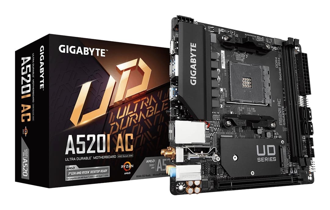 GIGABYTE A520I AC Socket AM4 AMD A520