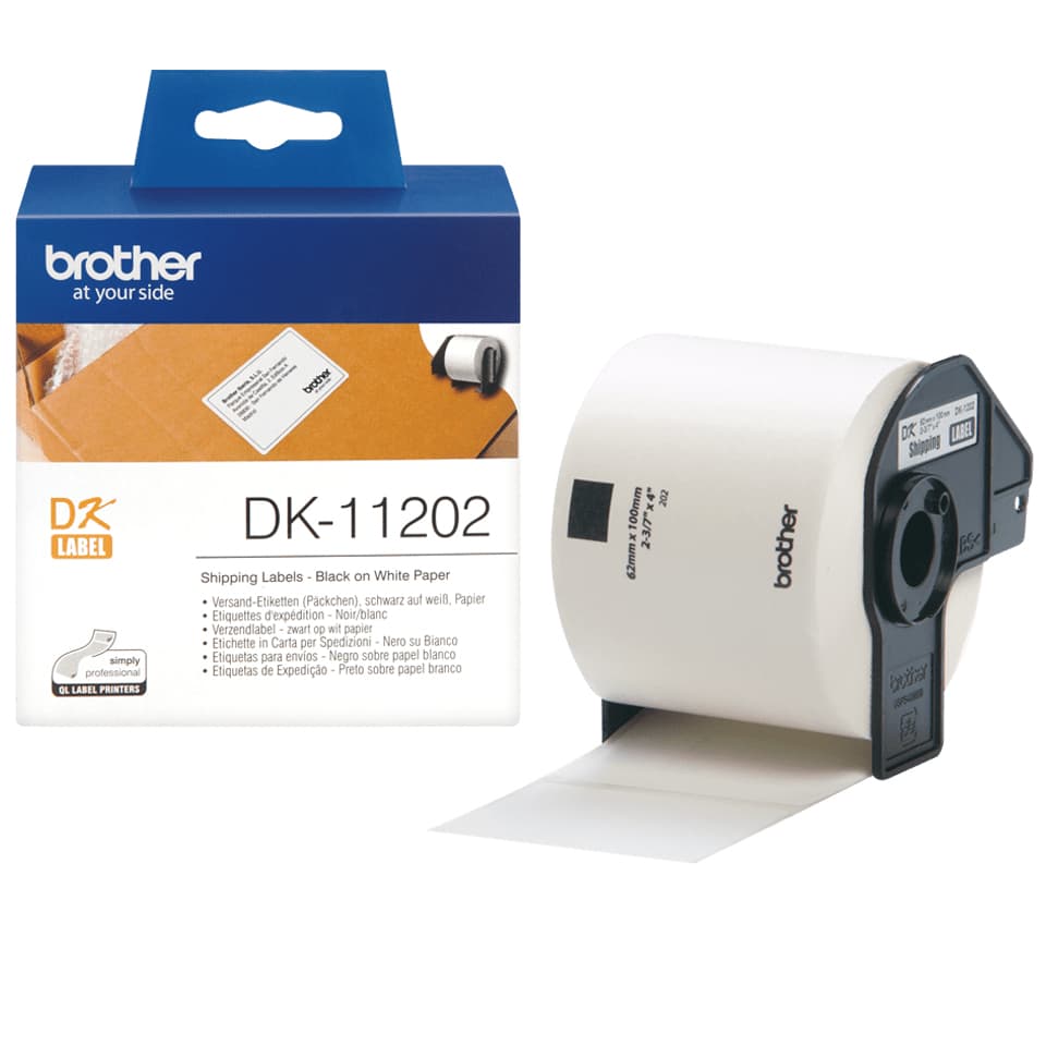BROTHER DK11202 SHIPPING LABELS