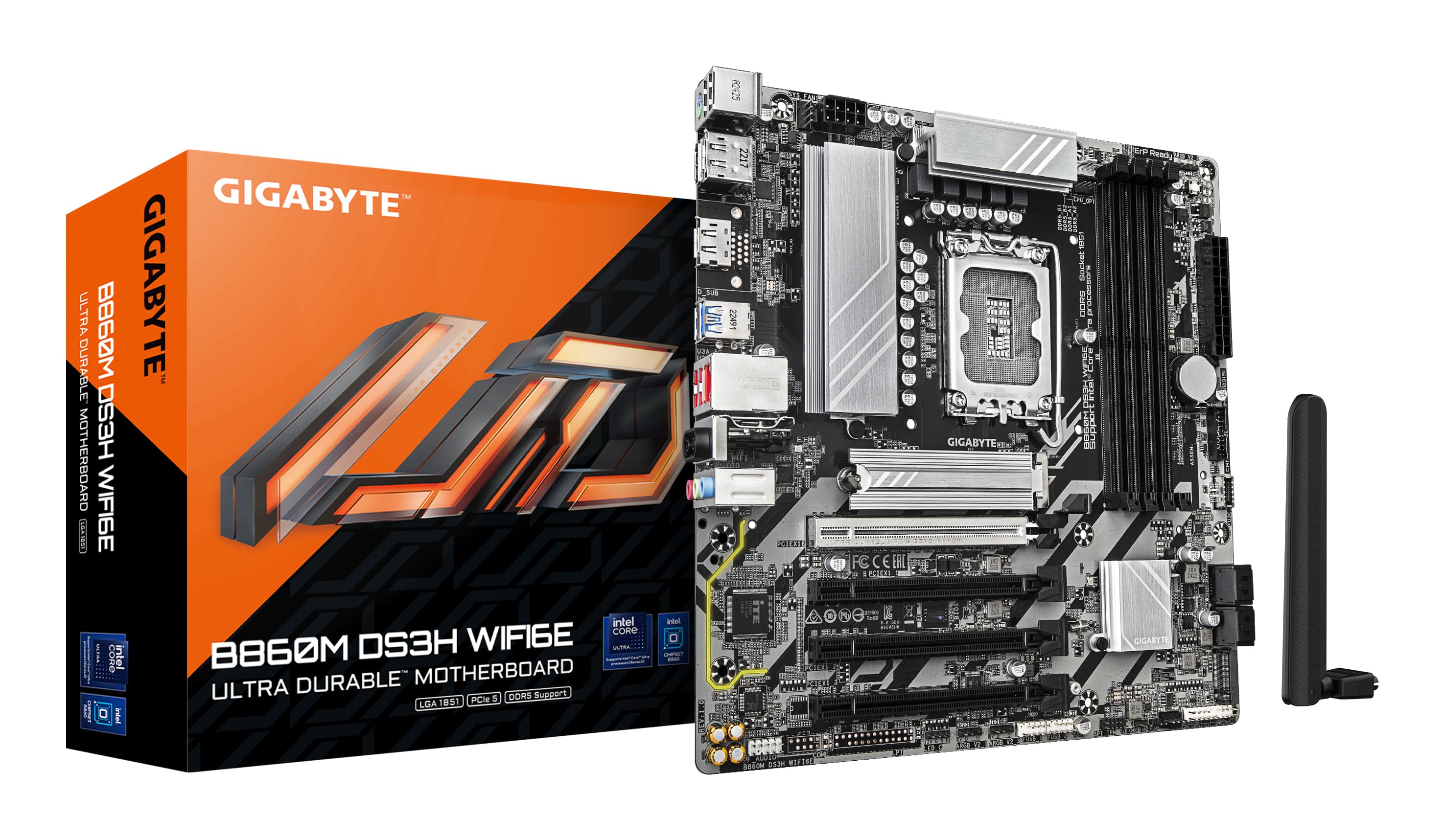 GIGABYTE B860M DS3H WIFI6E LGA1851 MB