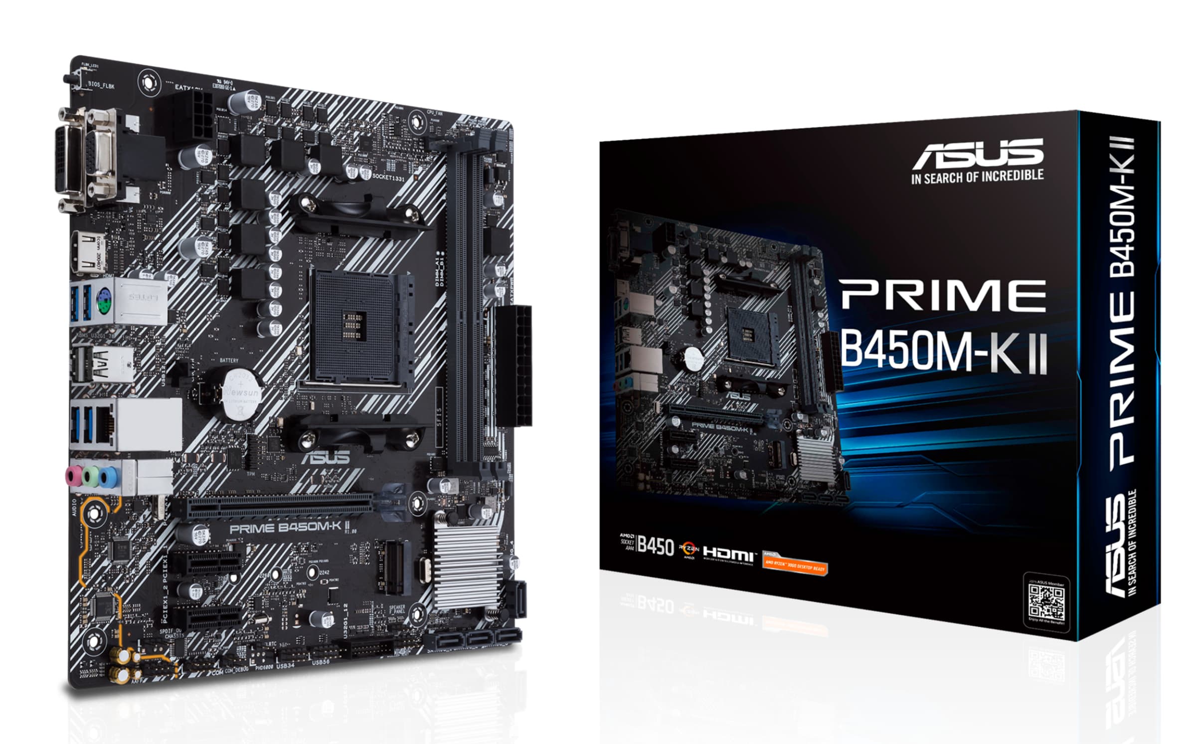 ASUS PRIME B450M-K II AM4 mATX