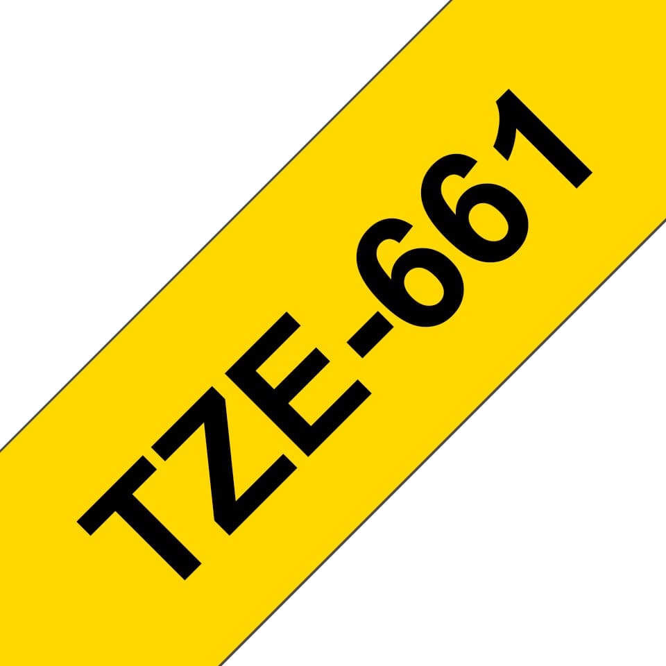 BROTHER TZE661 tape black/yellow 36mm 8m