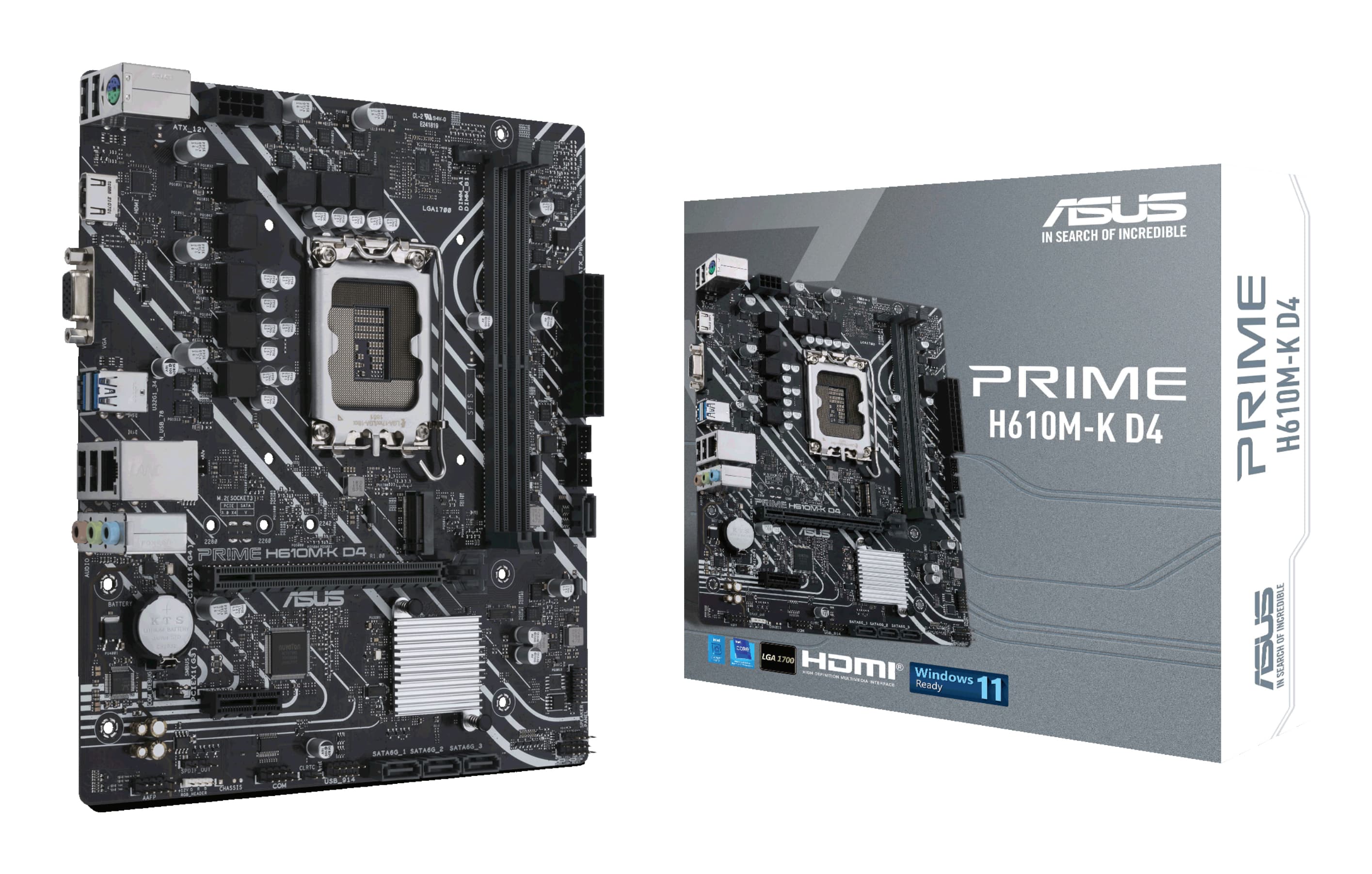 ASUS PRIME H610M-K D4 LGA 1700 MB